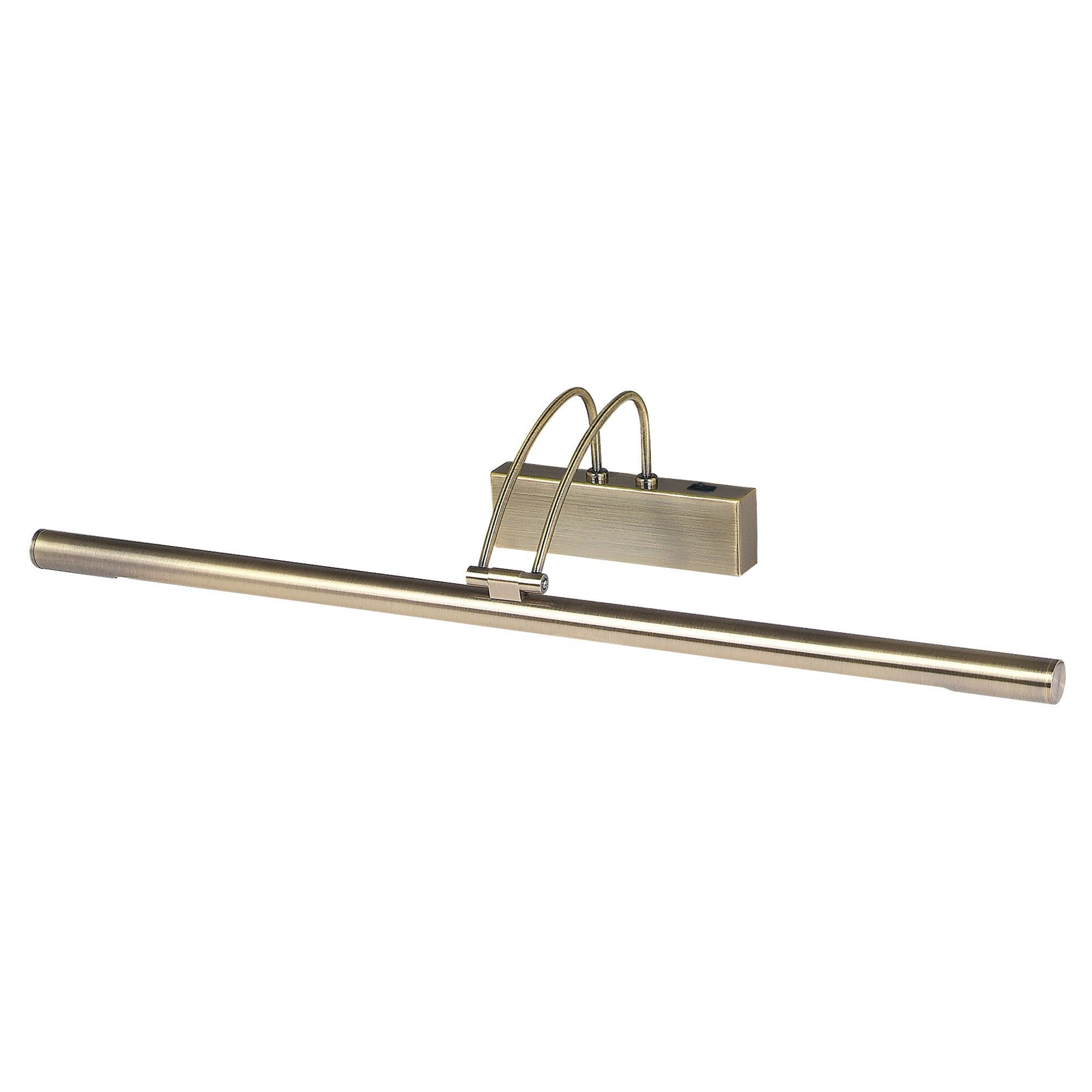Searchlight LED Picture Light - Antique Brass
