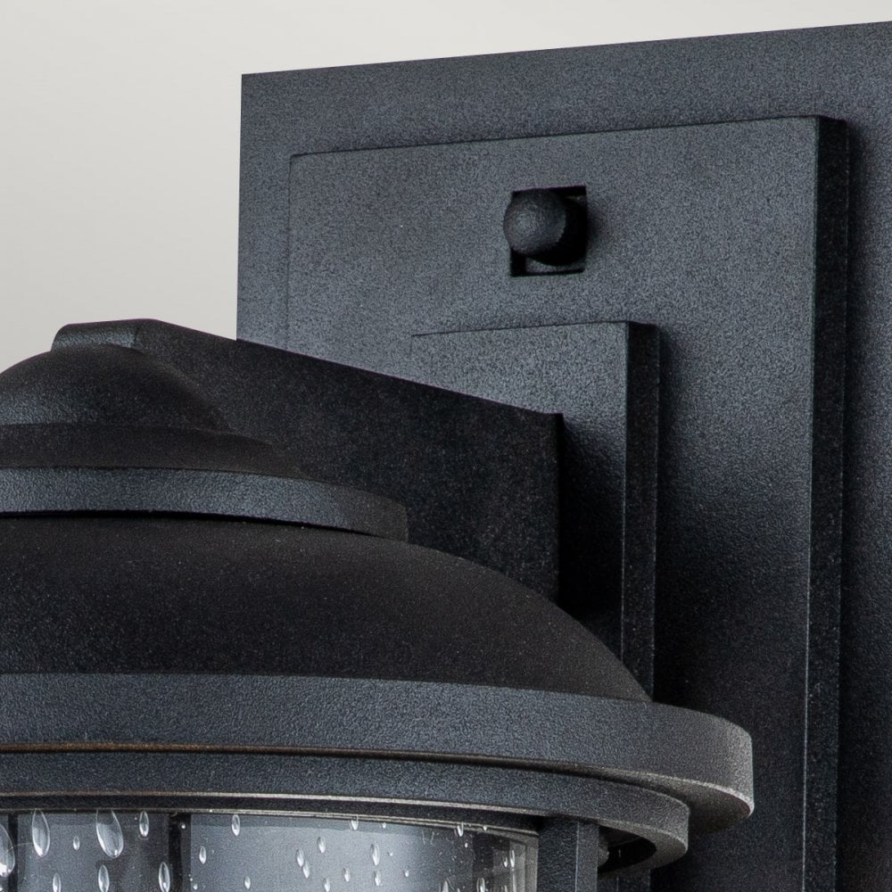 Feiss Lighthouse Single Medium Wall Lantern - Textured Black