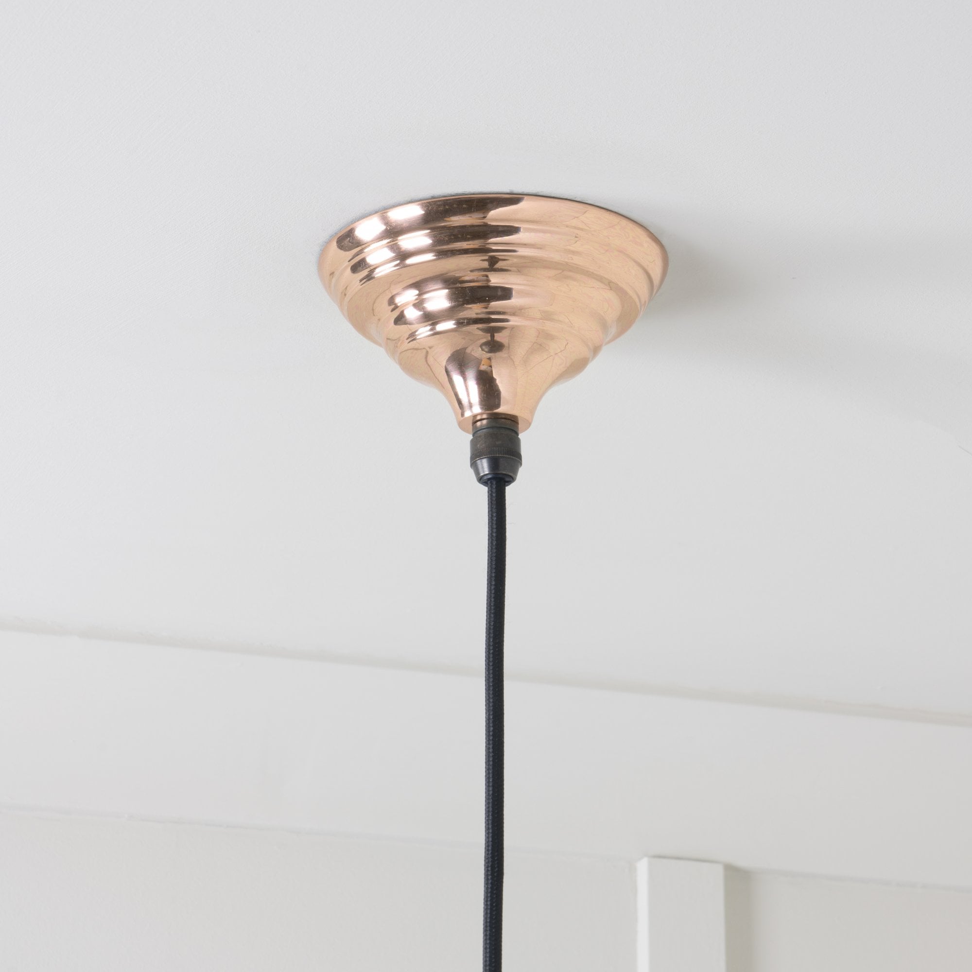 From The Anvil White Gloss Brindley Pendant - Copper