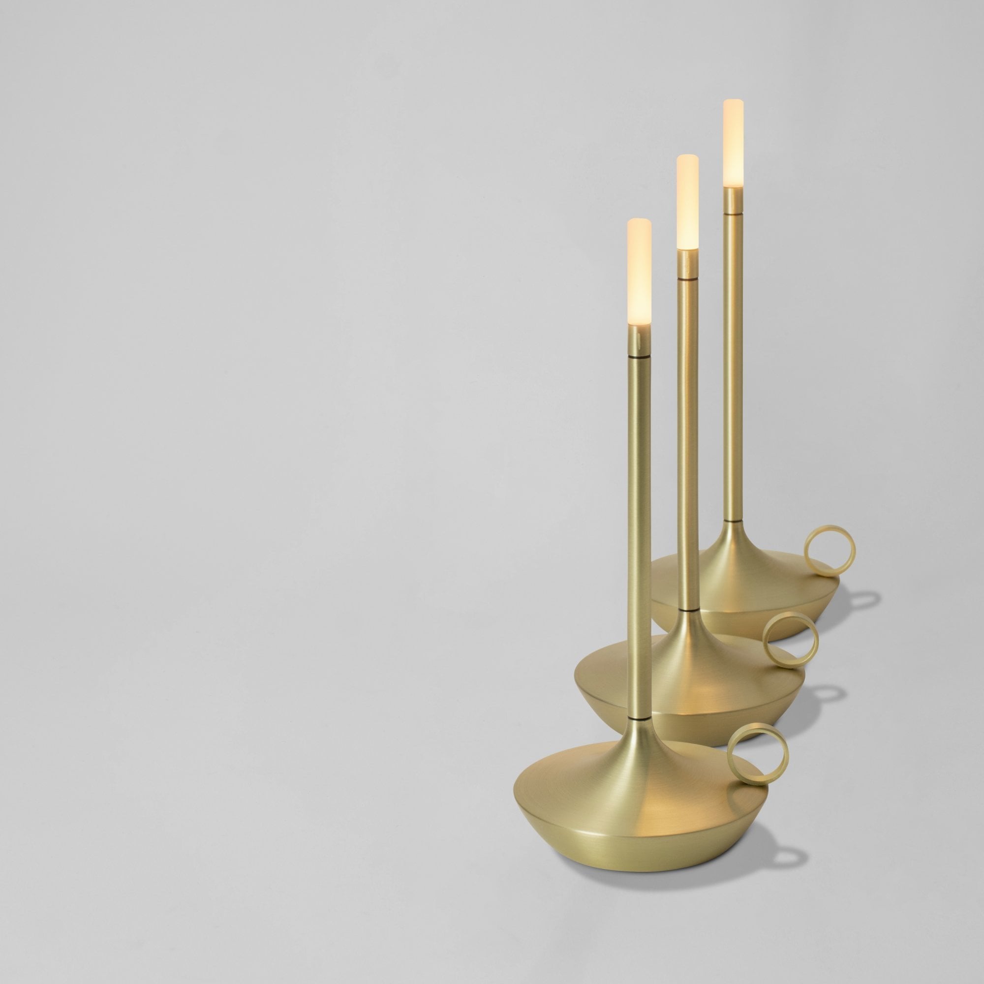 Graypants Wick Rechargeable USB-C Table Light - Brass