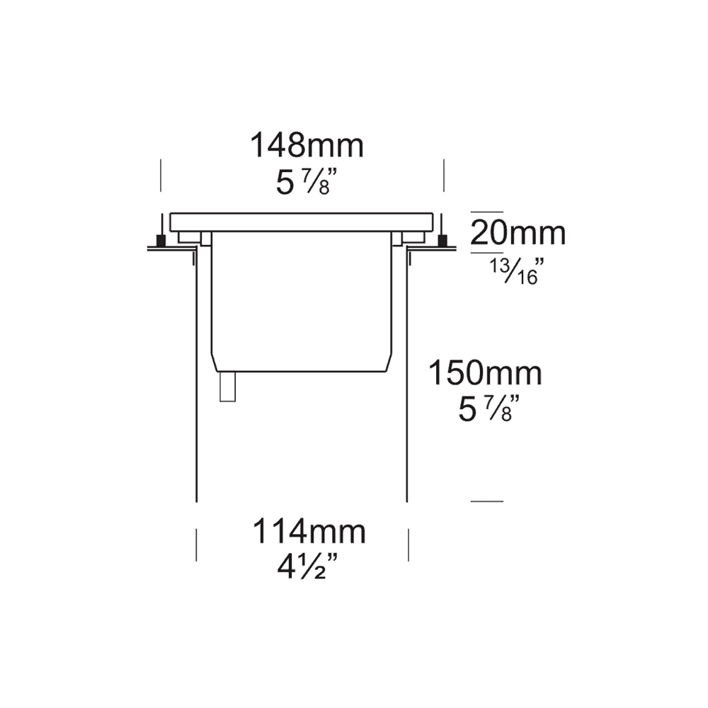 Hunza Driveway Light GU10 - Stainless Steel - Mains