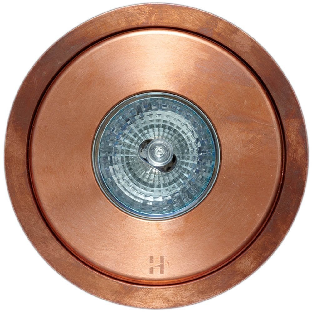 Hunza Flush Floor Light GU10 - Copper - Mains