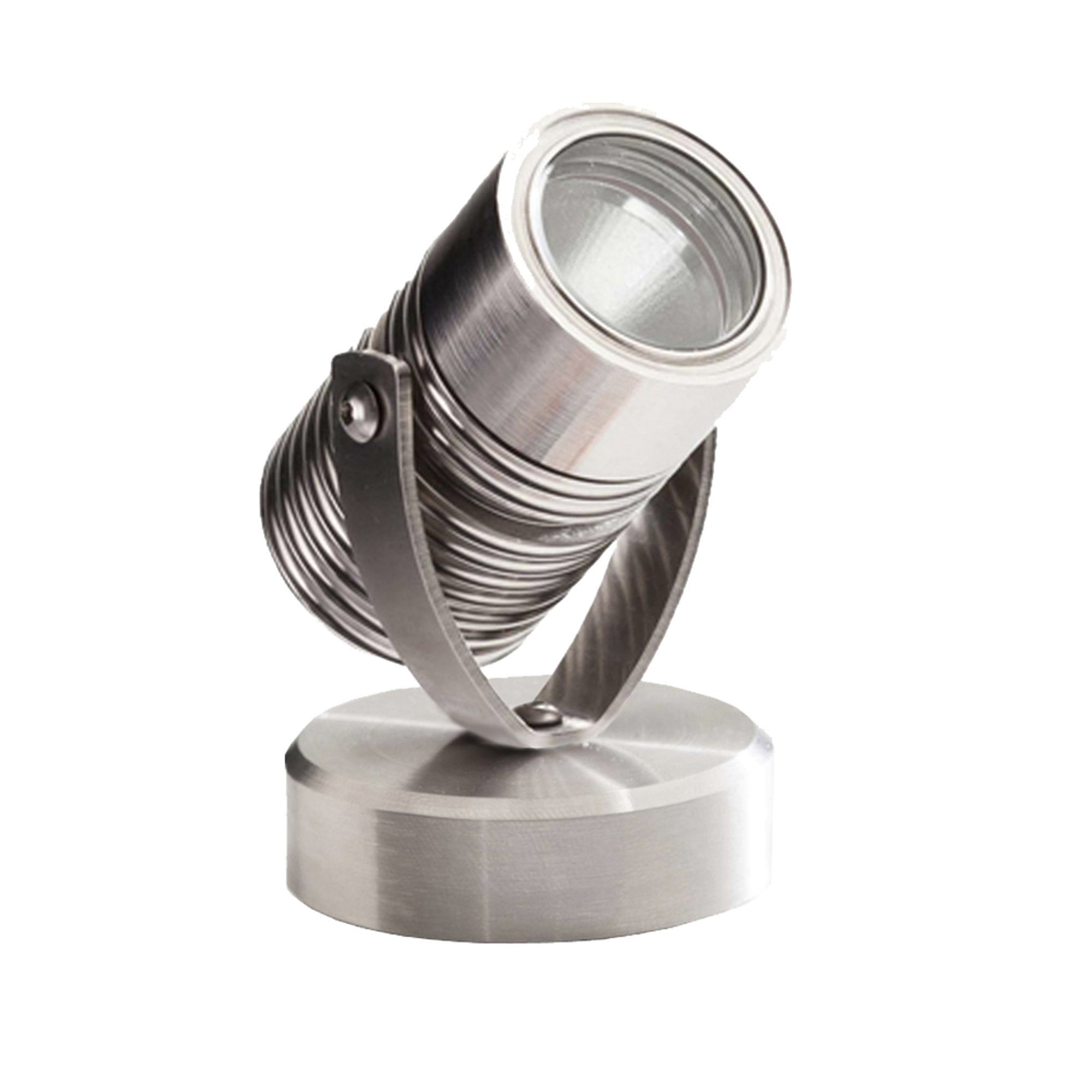LuxR Modux 2 Pond Light (Weighted Base) with 12V Integral Driver - Stainless Steel - Low Voltage