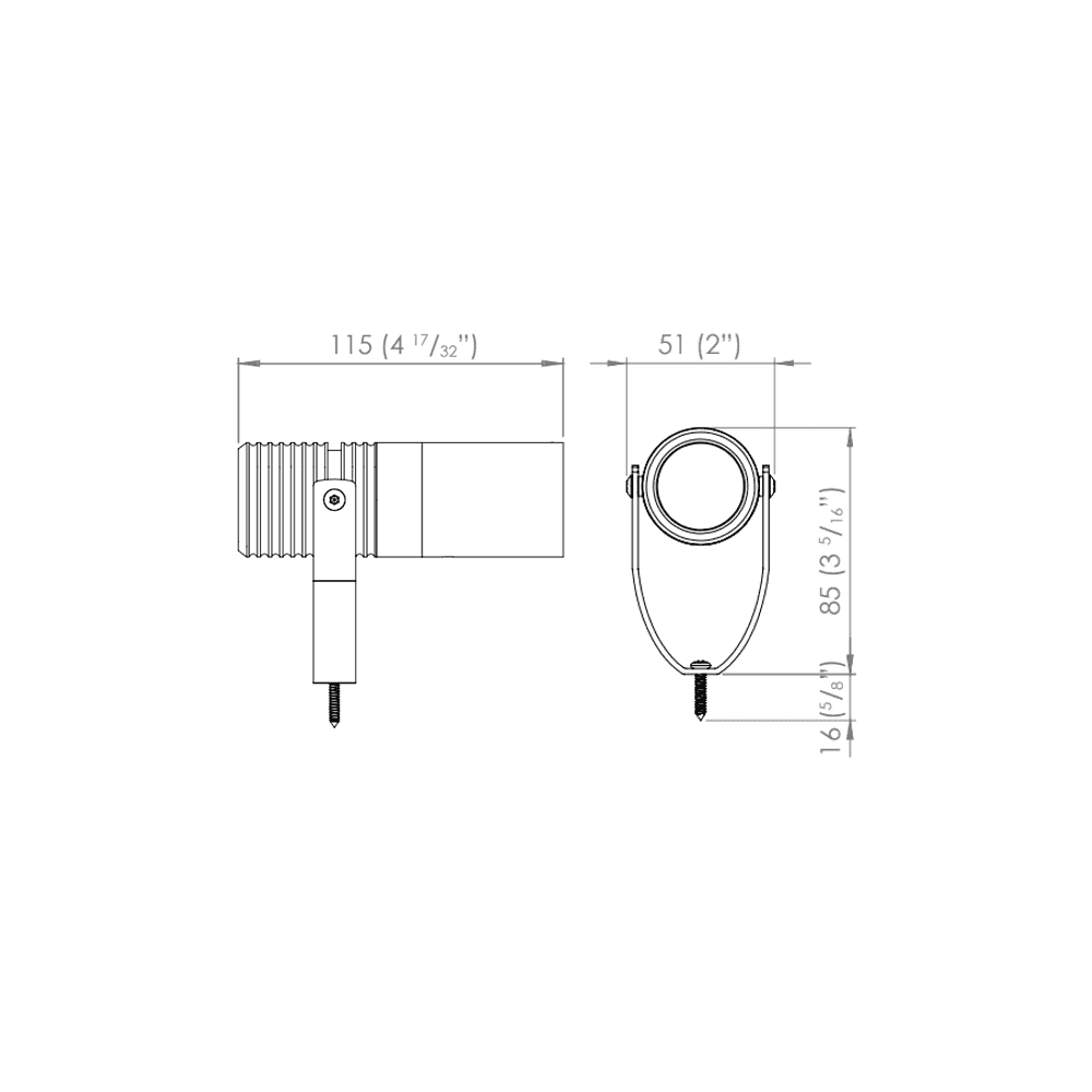 LuxR Modux 2 & Modux 4 Snoot - Powder Coat - Low Voltage