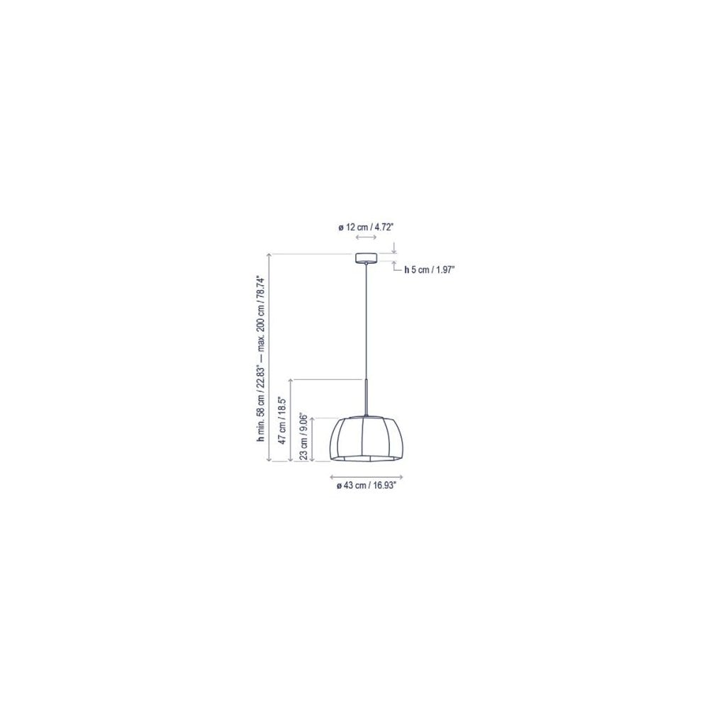 Bover Tanit S/43 Small Pendant