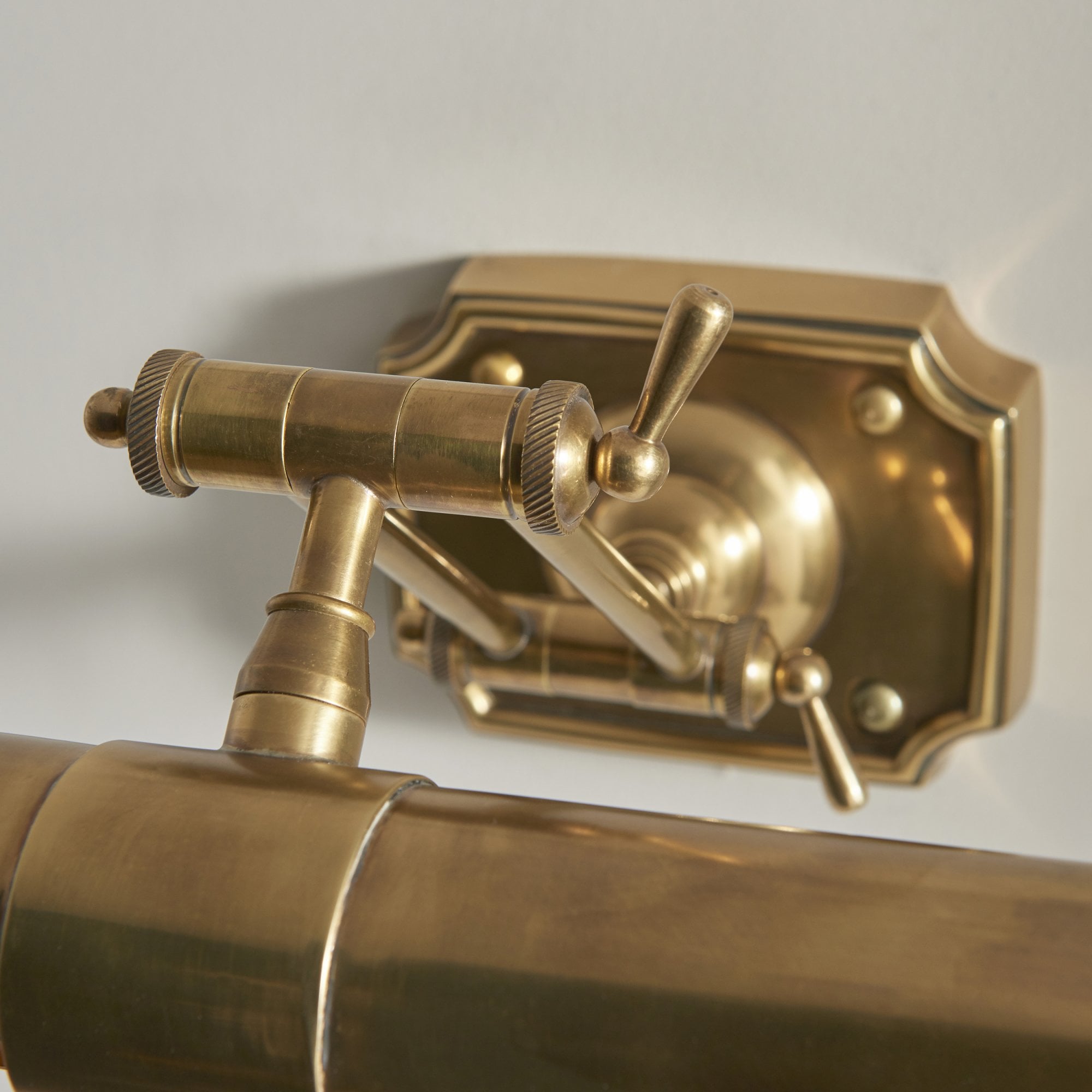 Interiors 1900 Winchester 20" 2 Light Wall Light - Solid Mellow Brass