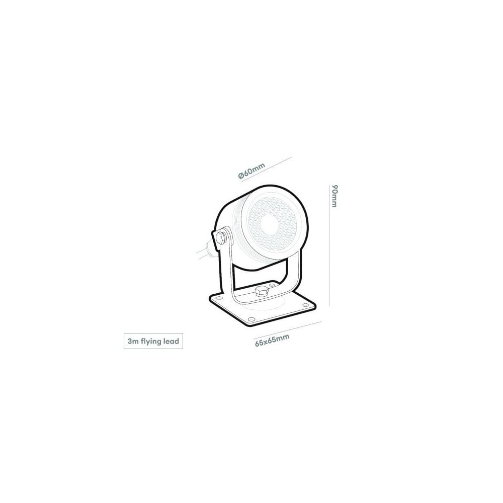 Collingwood UL030 SPS High Output Universal LED Light - Brass - Low Voltage