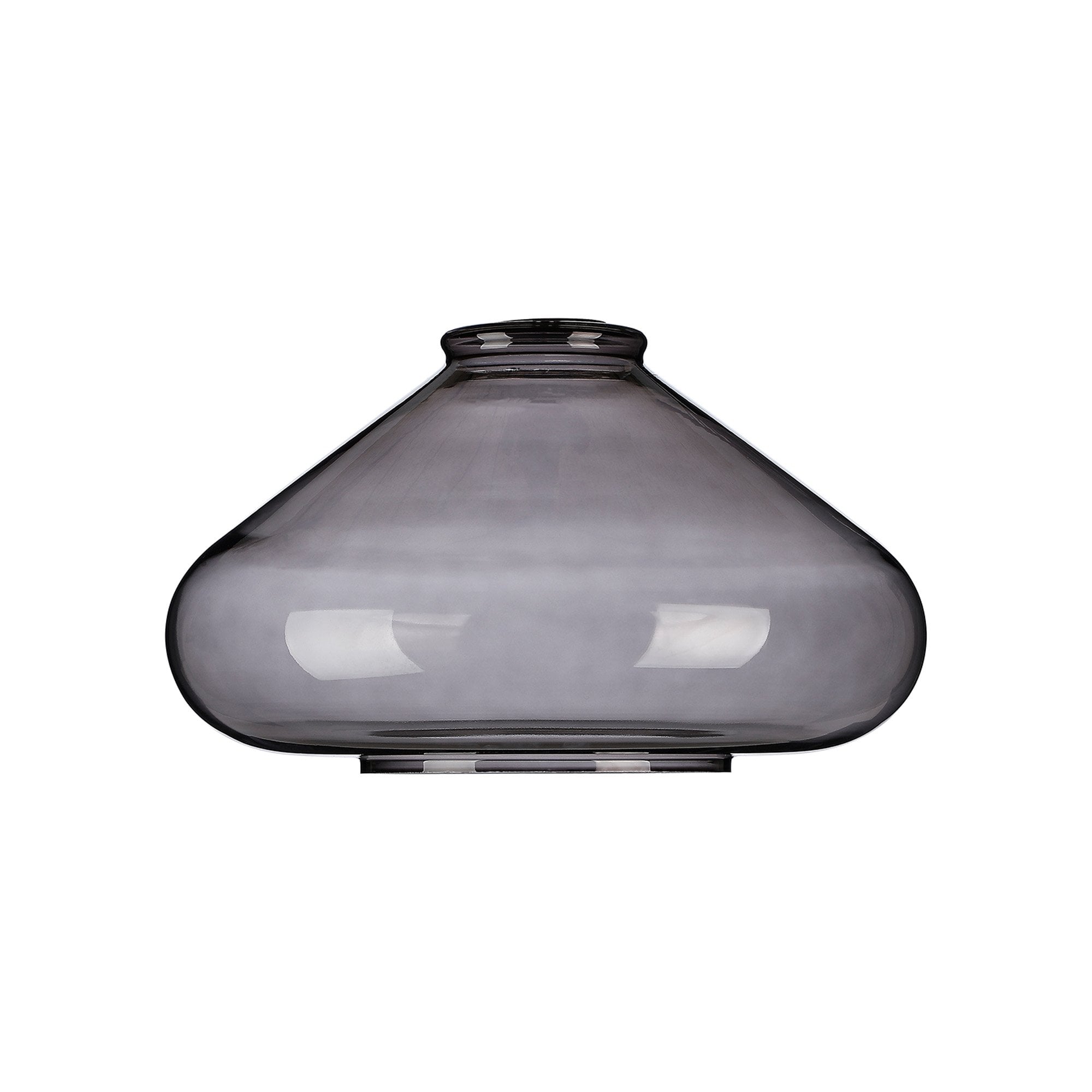 Fabula Maple Wide Shade - Inky Black Glass - Shade Only
