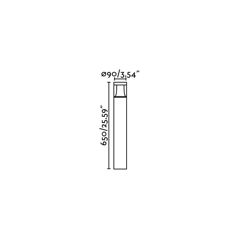 Faro Plim 1 Beacon Lamp - Dark Grey