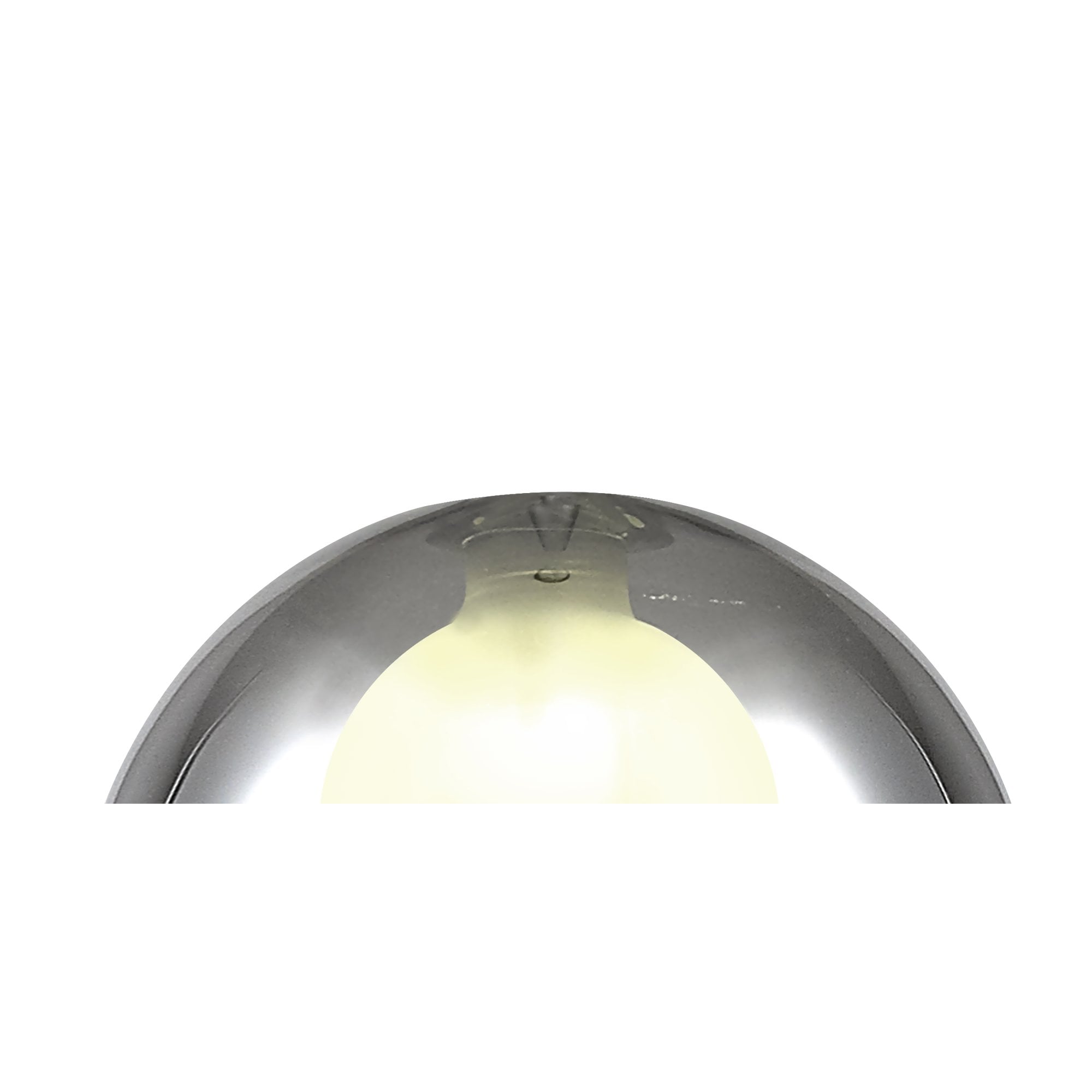 Fabula Tamworth 6 Light Round Pendant - Round Shades with Inner Frosted Globes - French Gold, Chrome & Frosted Glass