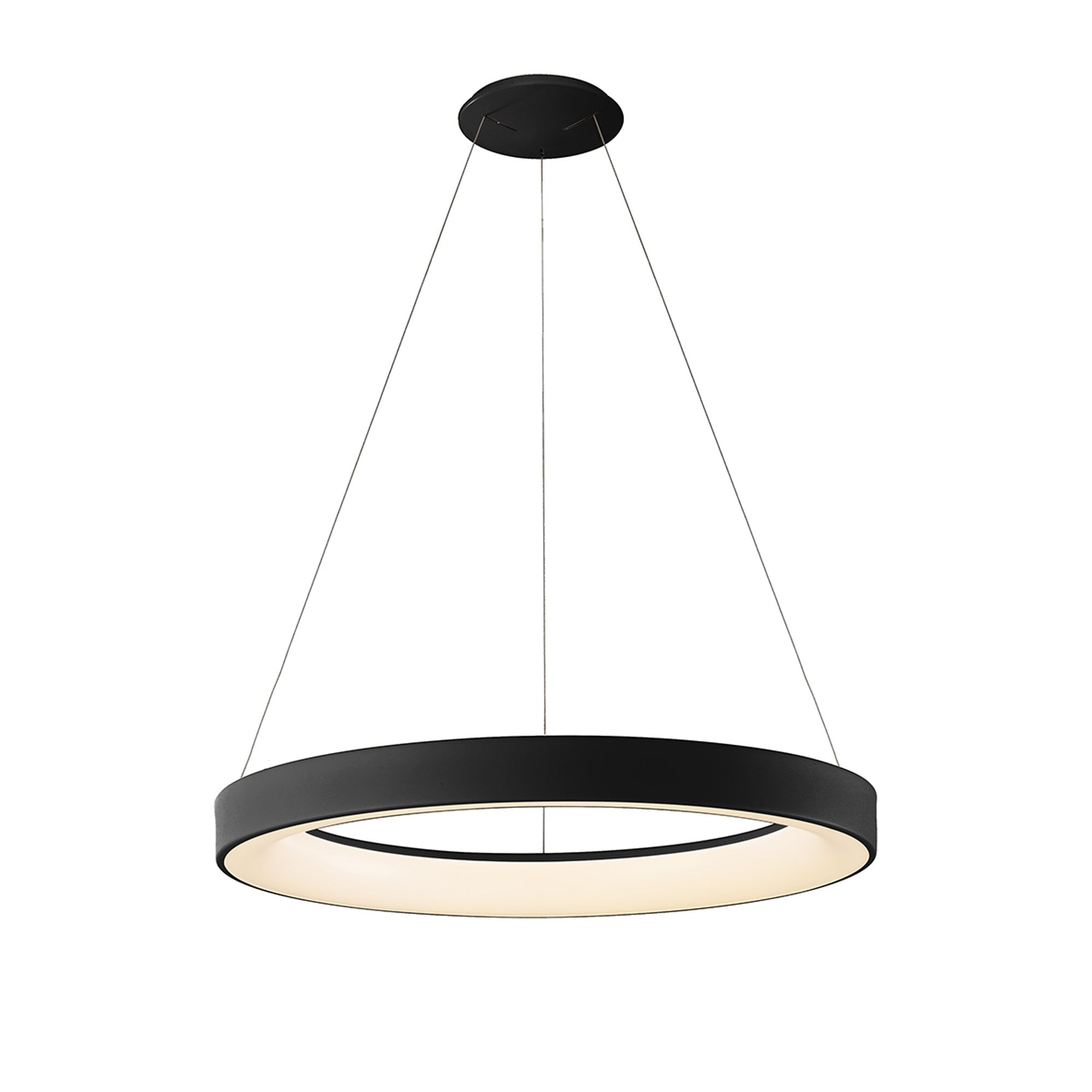 Mantra Niseko II 65cm Ring Pendant - Black