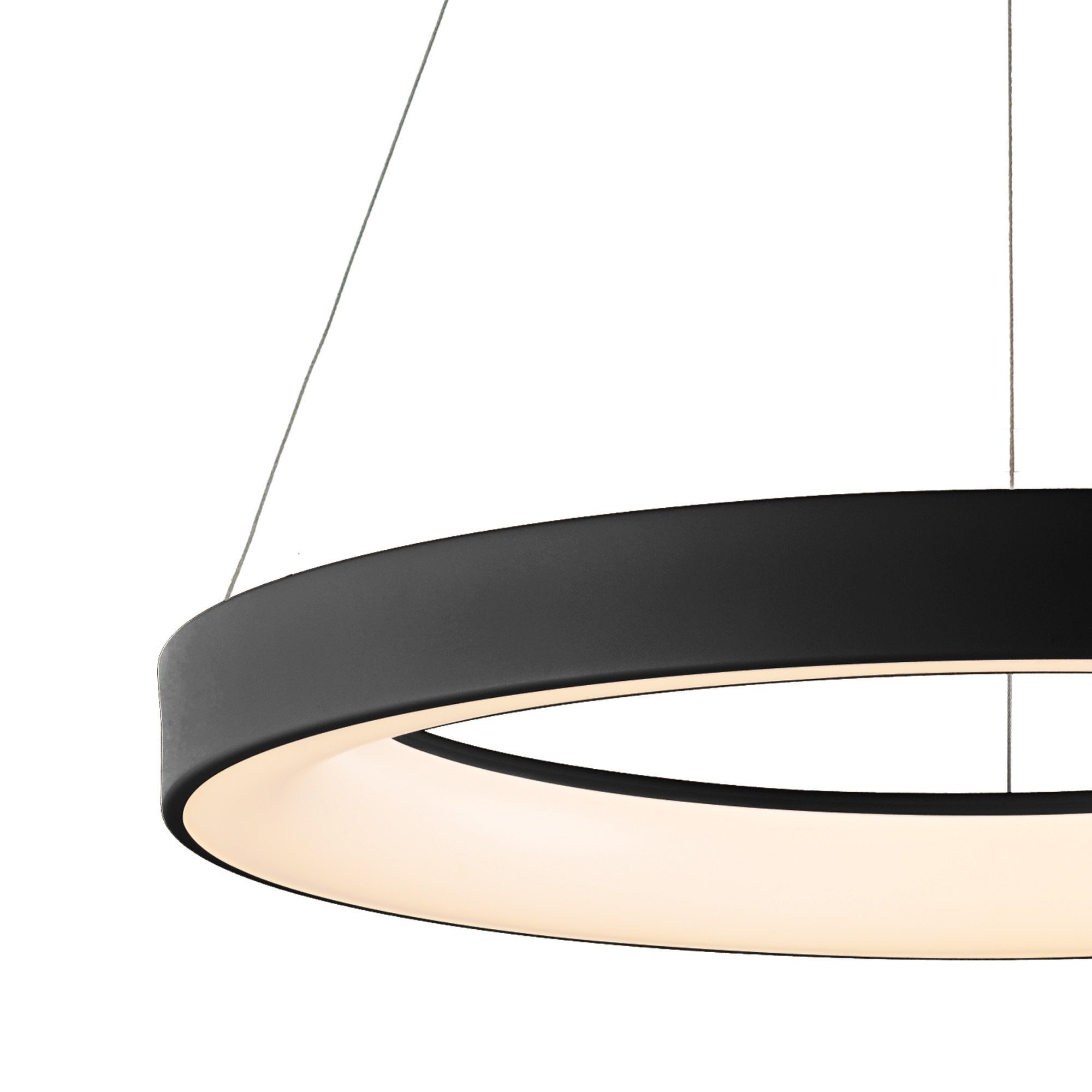 Mantra Niseko II 65cm Ring Pendant - Black