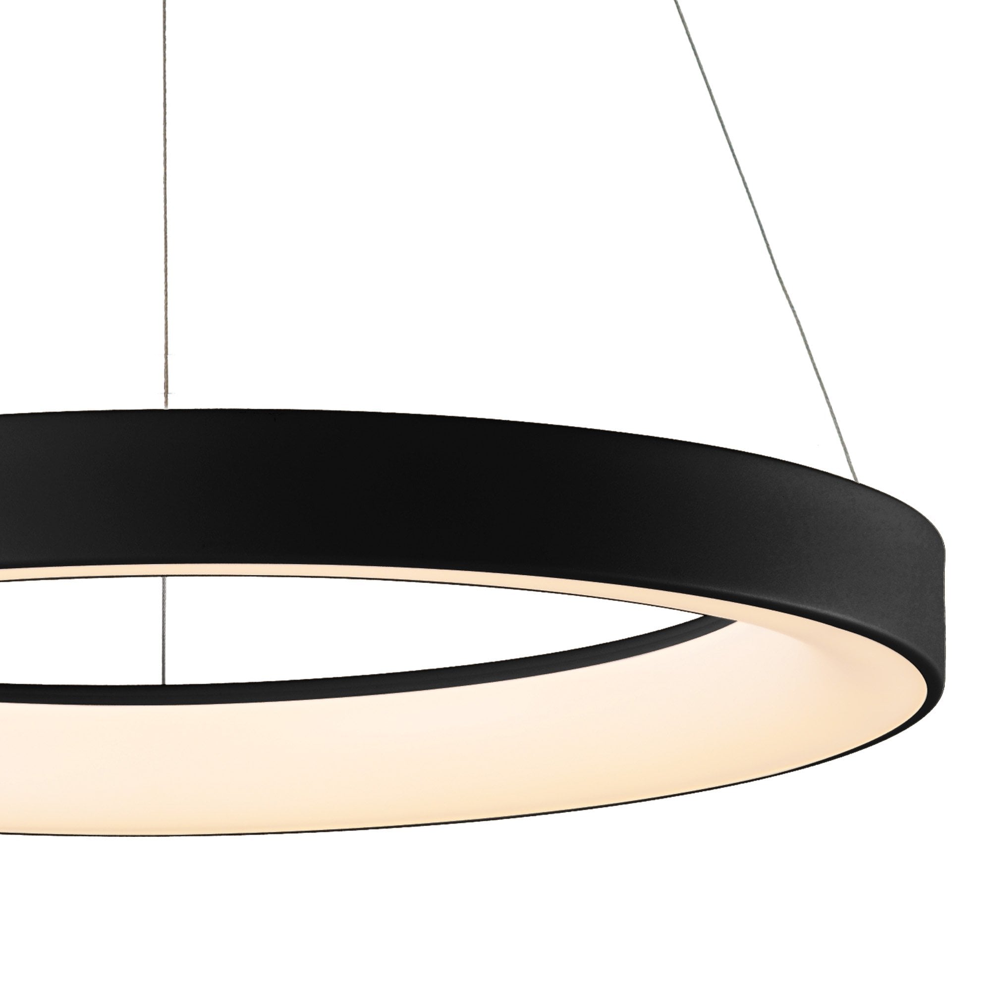 Mantra Niseko II 65cm Ring Pendant - Black