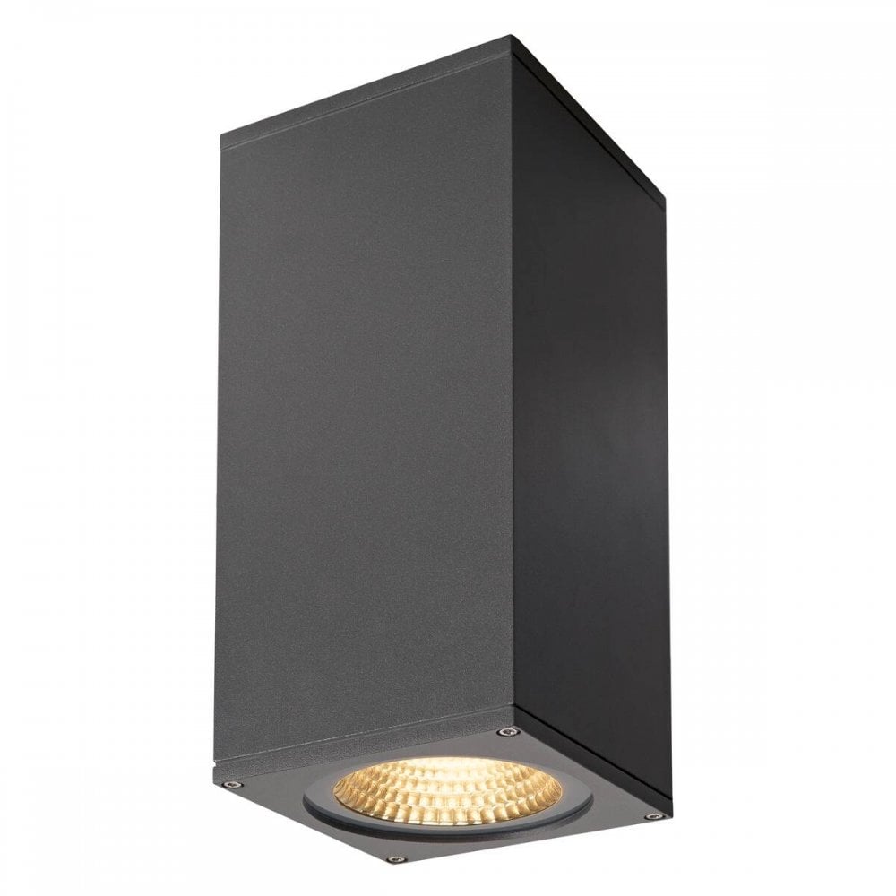 SLV Big Theo Outdoor Beam Up/Flood Down LED Wall Light - Anthracite - Mains