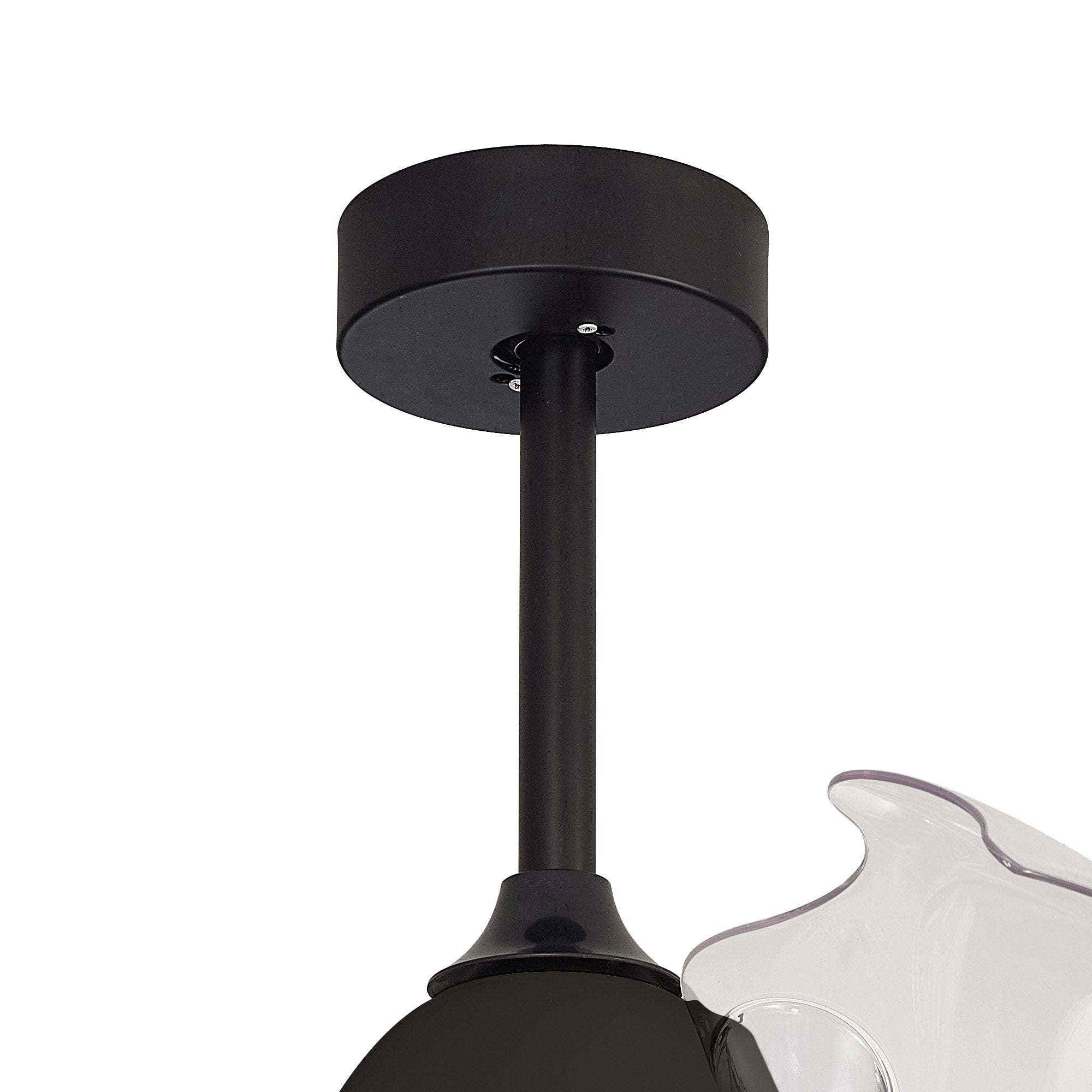 Mantra Coin Mini 45W LED Dimmable Ceiling Light & Fan, Remote & APP Control, LED Black
