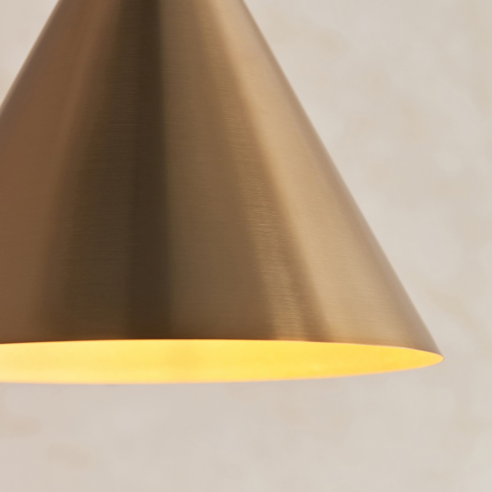 Endon Cape 1 Light Pendant - Warm Antique Brass