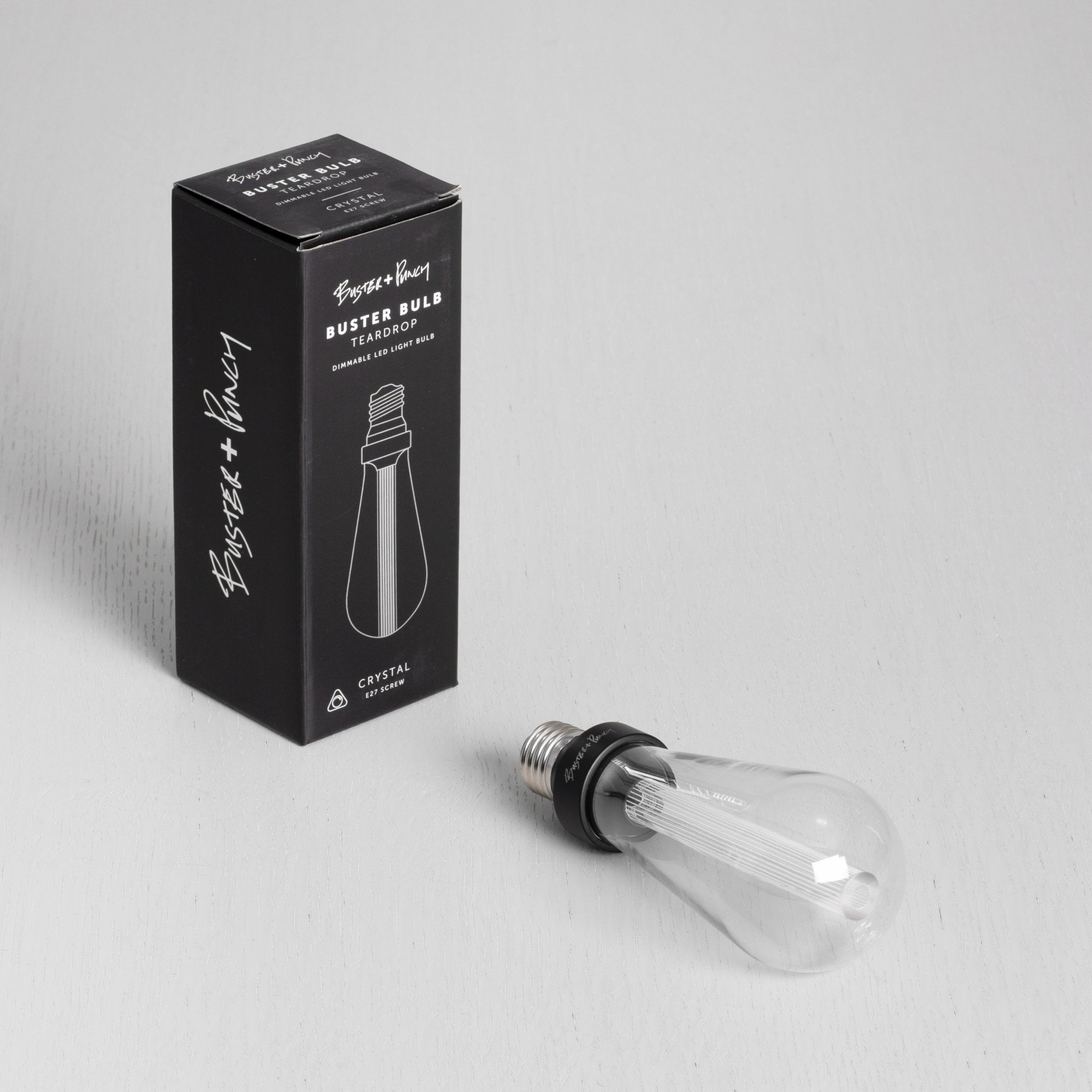 Buster + Punch Crystal Buster Bulb E27 2W LED 2700k - Dimmable