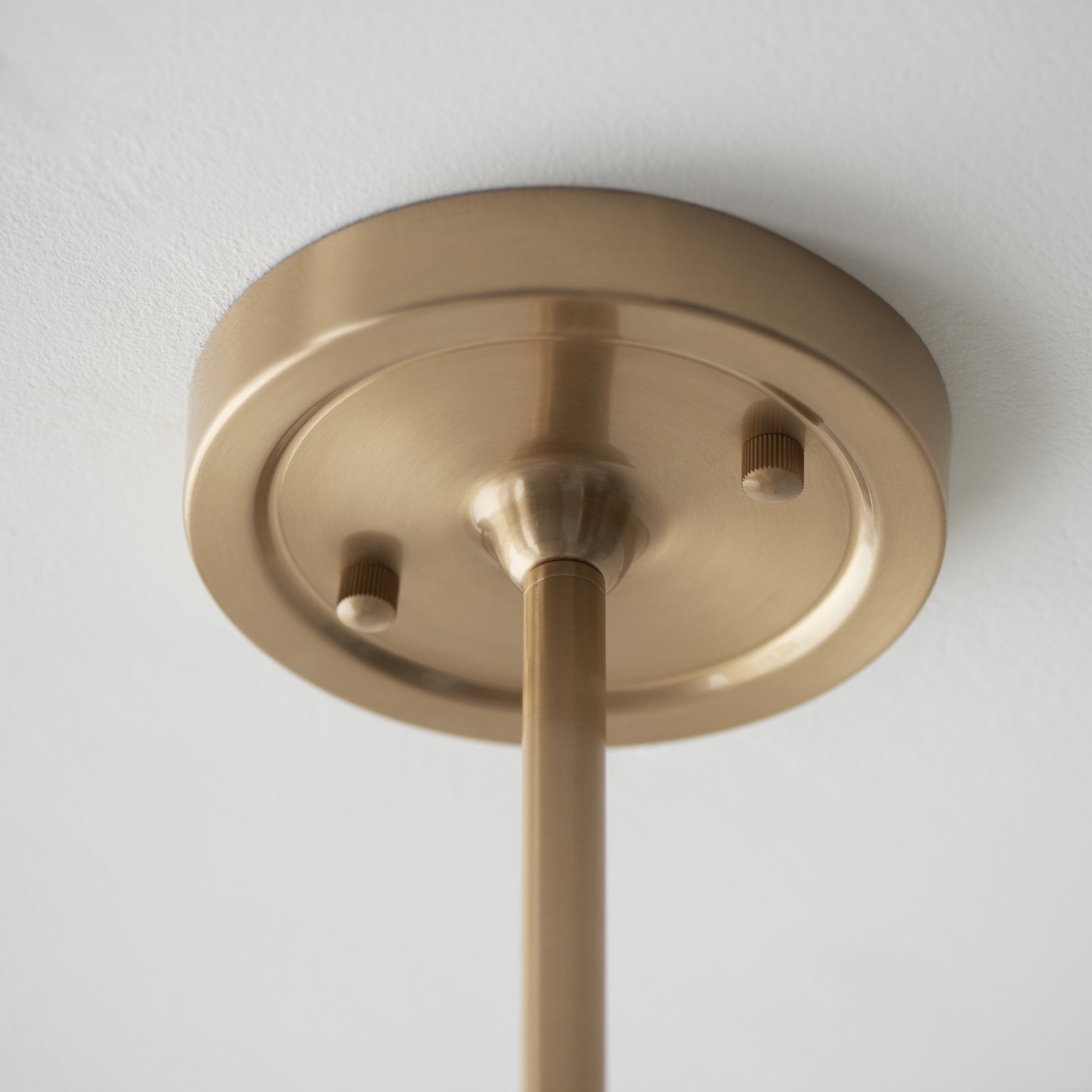 Endon Santiago Linear Brushed Aged Brass 4 Light Pendant & Ivy 16cm Vintage White Shade