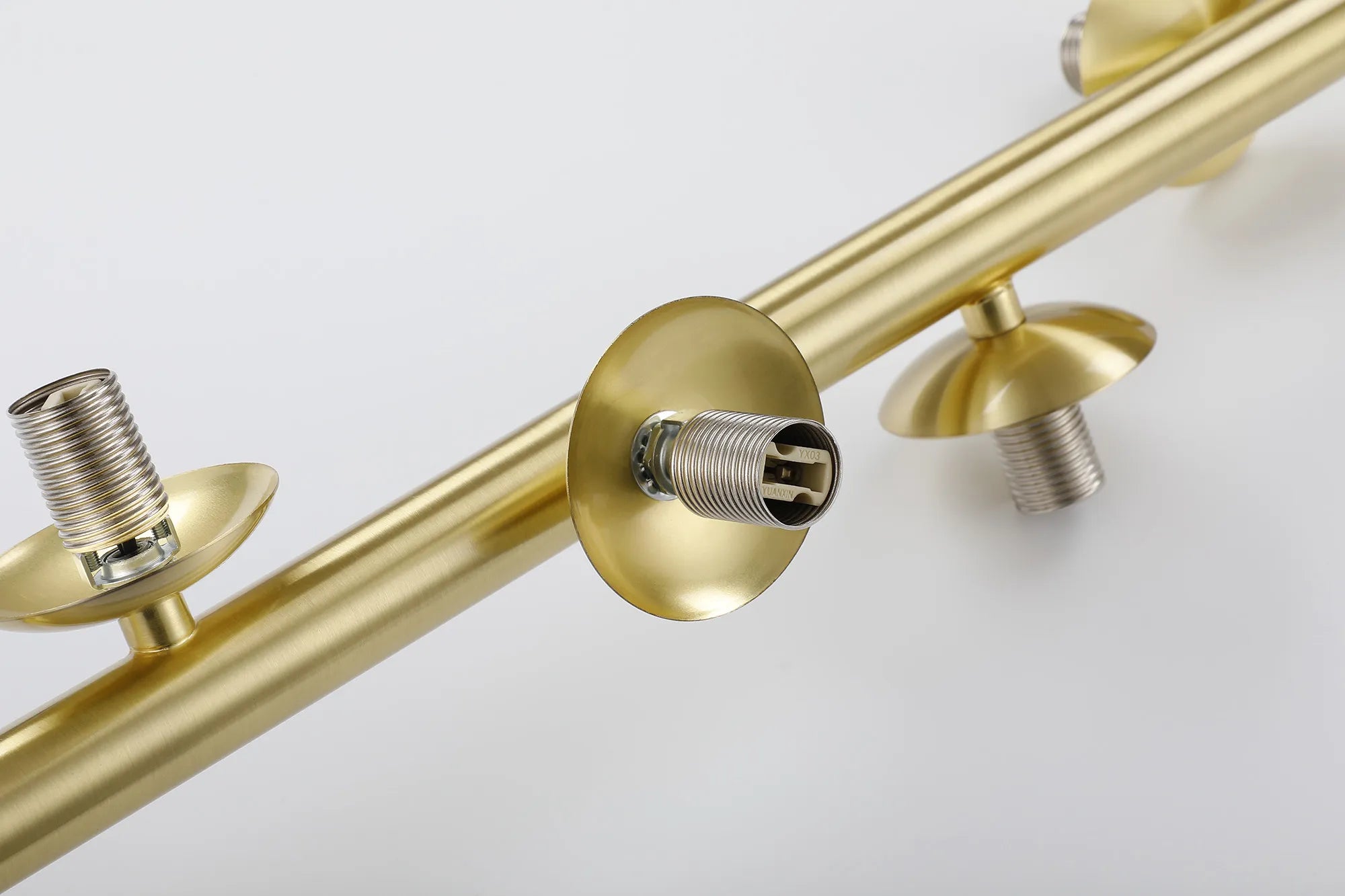 Deacon Linear Pendant (Frame Only) 9 Light - Satin Gold