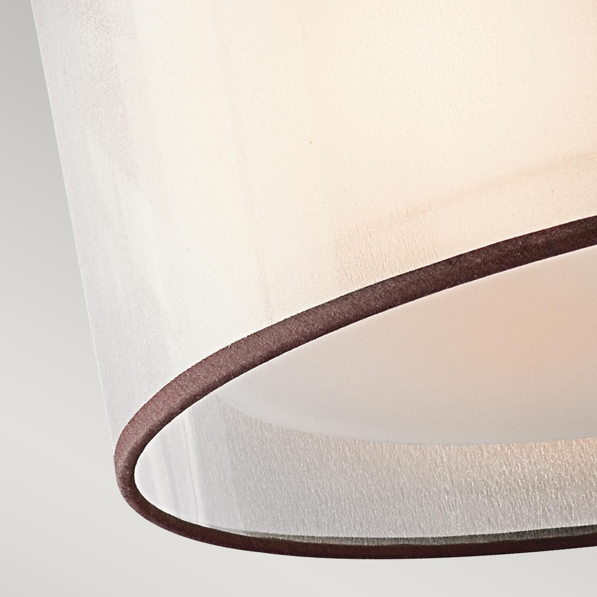 Kichler Lacey 3 Light Small Semi-Flush Fitting - Mission Bronze