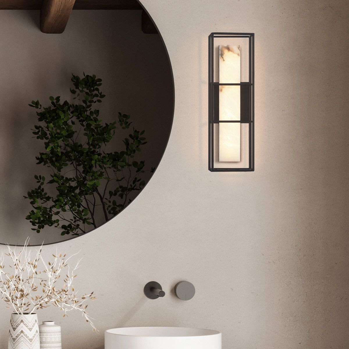 Quintiesse Blakley Single Wall Light Medium - Matte Black
