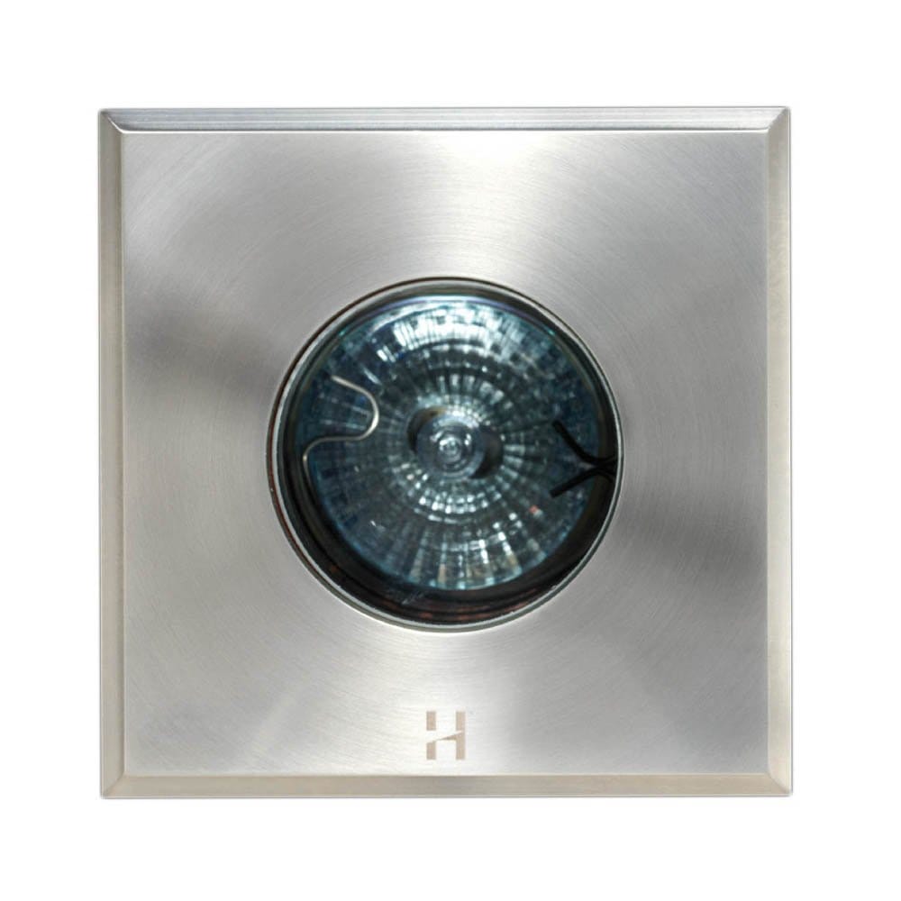 Hunza Eave Light GU10 Square - stainless steel- MAINS