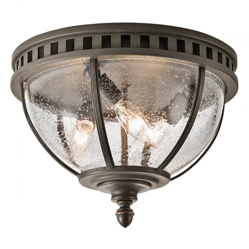 Kichler Halleron 3 Light Flush Fitting - Londonderry