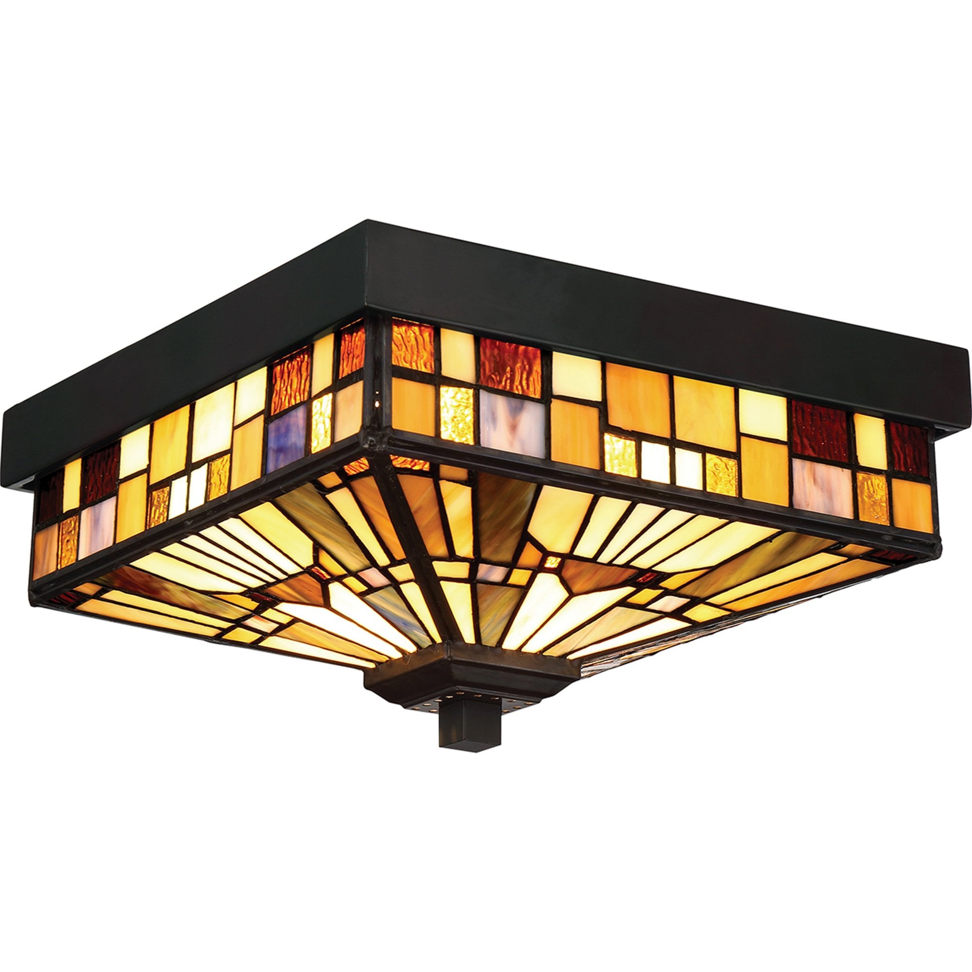 Quoizel Inglenook 2 Light Outdoor Flush Fitting - Valiant Bronze
