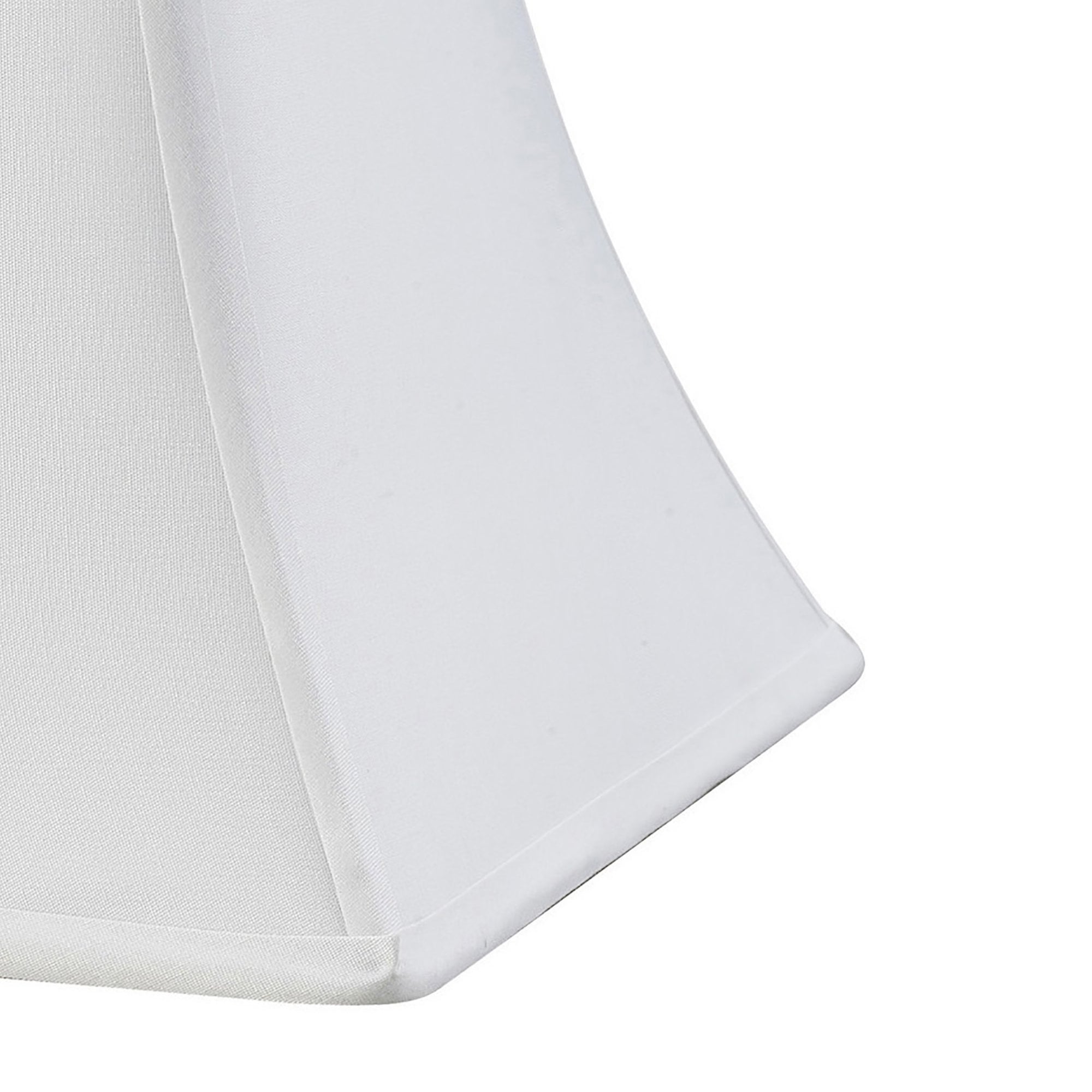 Diyas ILS20253 Contessa Square Medium Shade - White 16.5/30.5cm - Shade Only