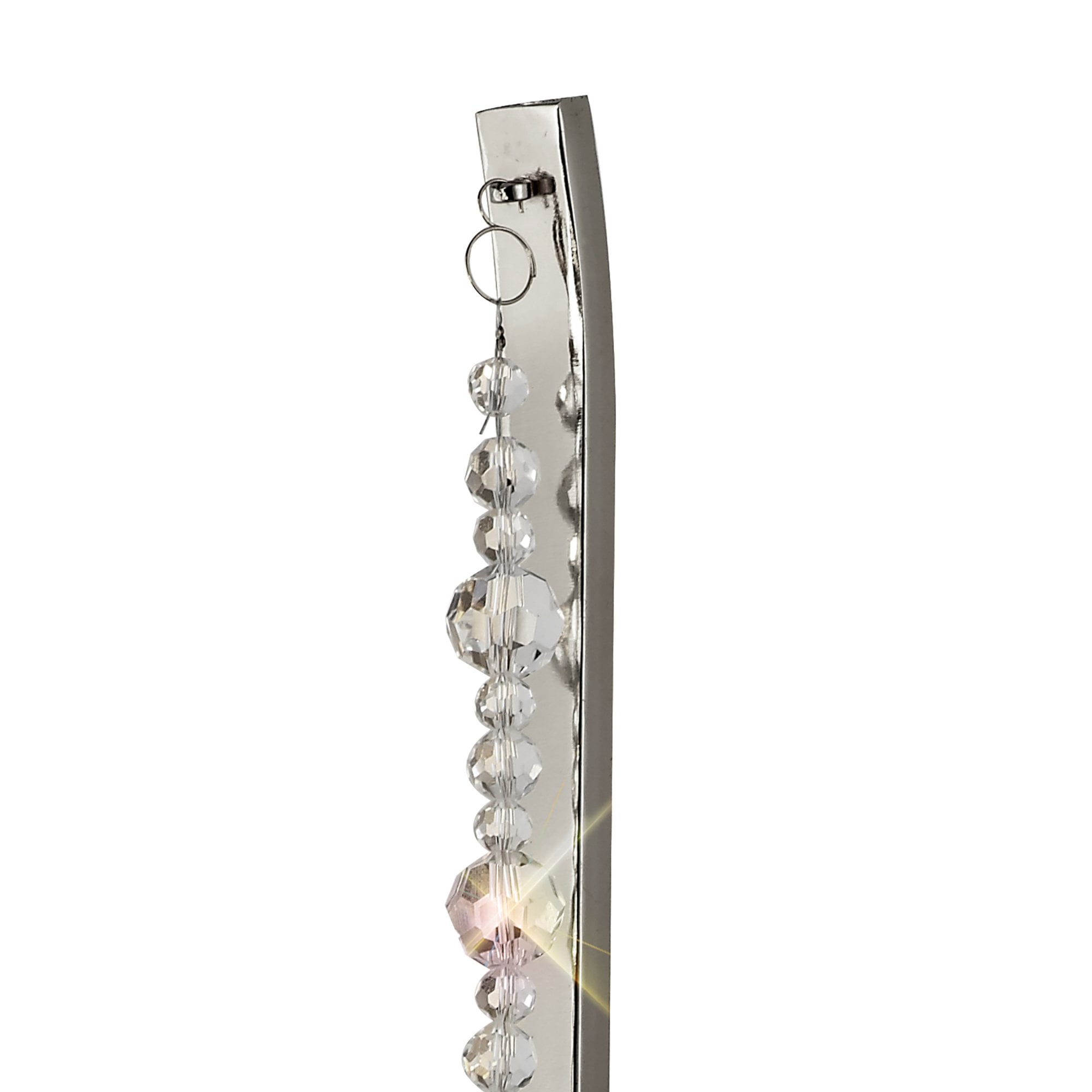 Diyas Armand Wall Lamp Single Light E14  - Polished Chrome/Crystal
