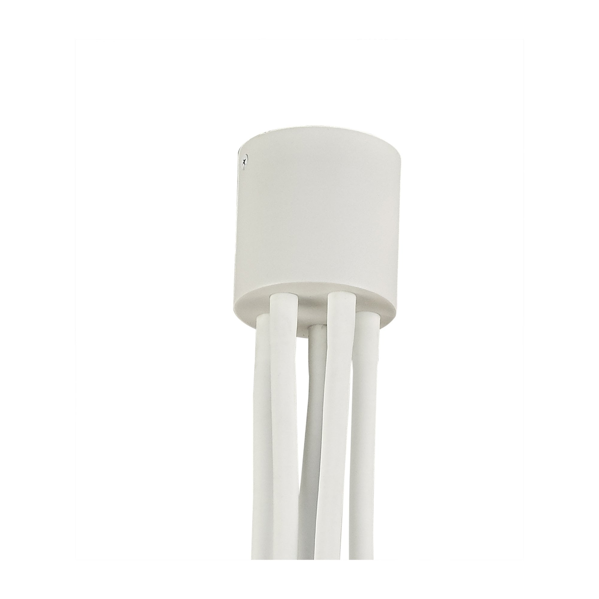 Fabula Hartwell 5 Light Flexible Ceiling Light - Satin White & Satin Nickel