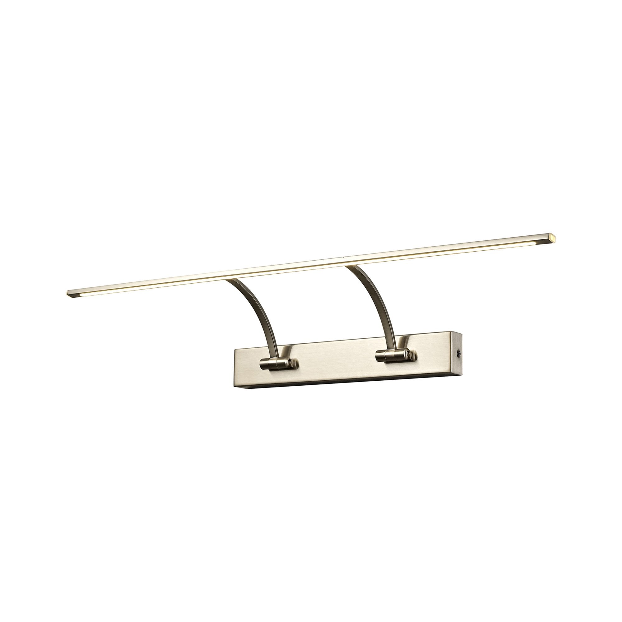 Fabula Plumtree Small 2 Arm LED Wall Lamp/Picture Light - Satin Nickel