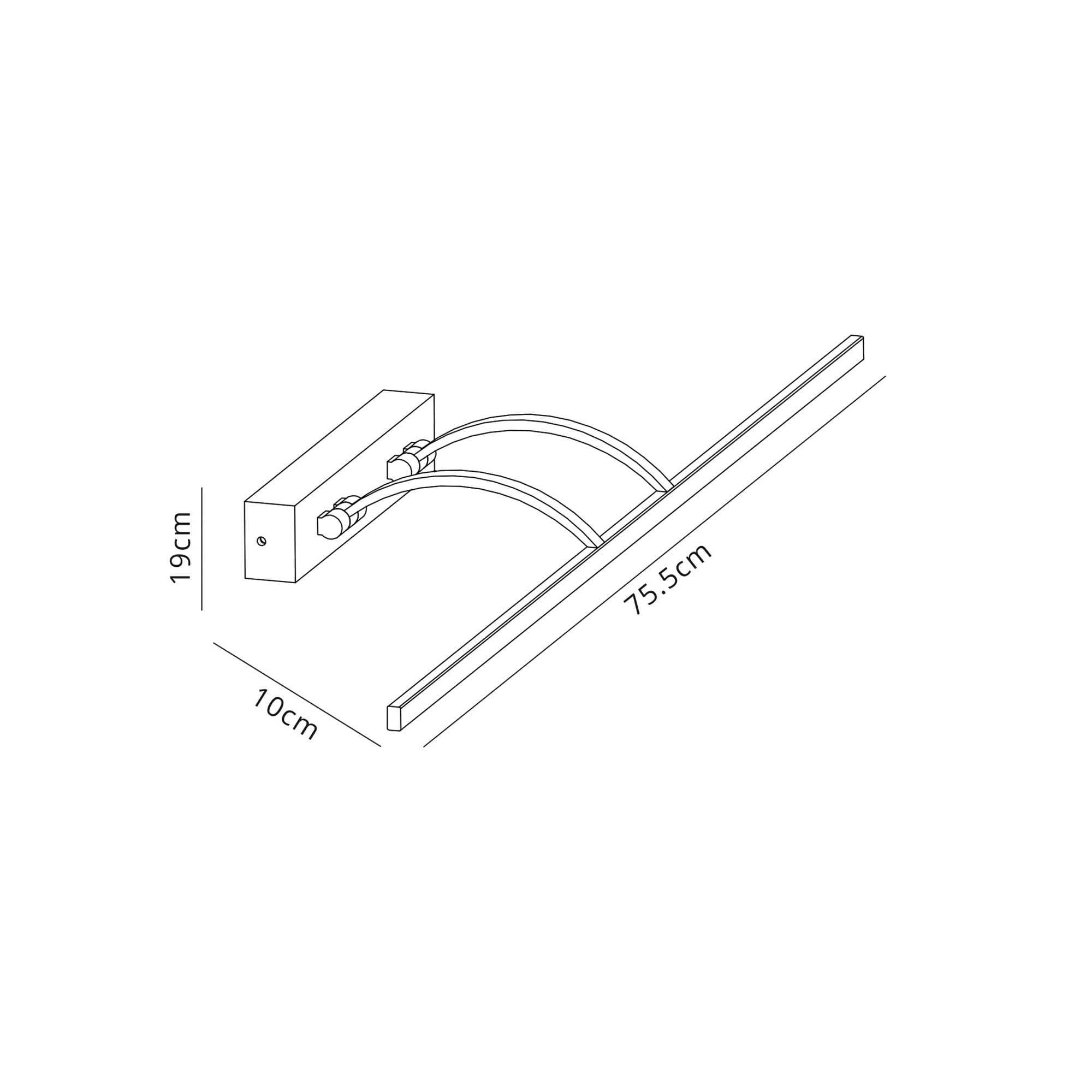 Fabula Plumtree Small 2 Arm LED Wall Lamp/Picture Light - Bronze
