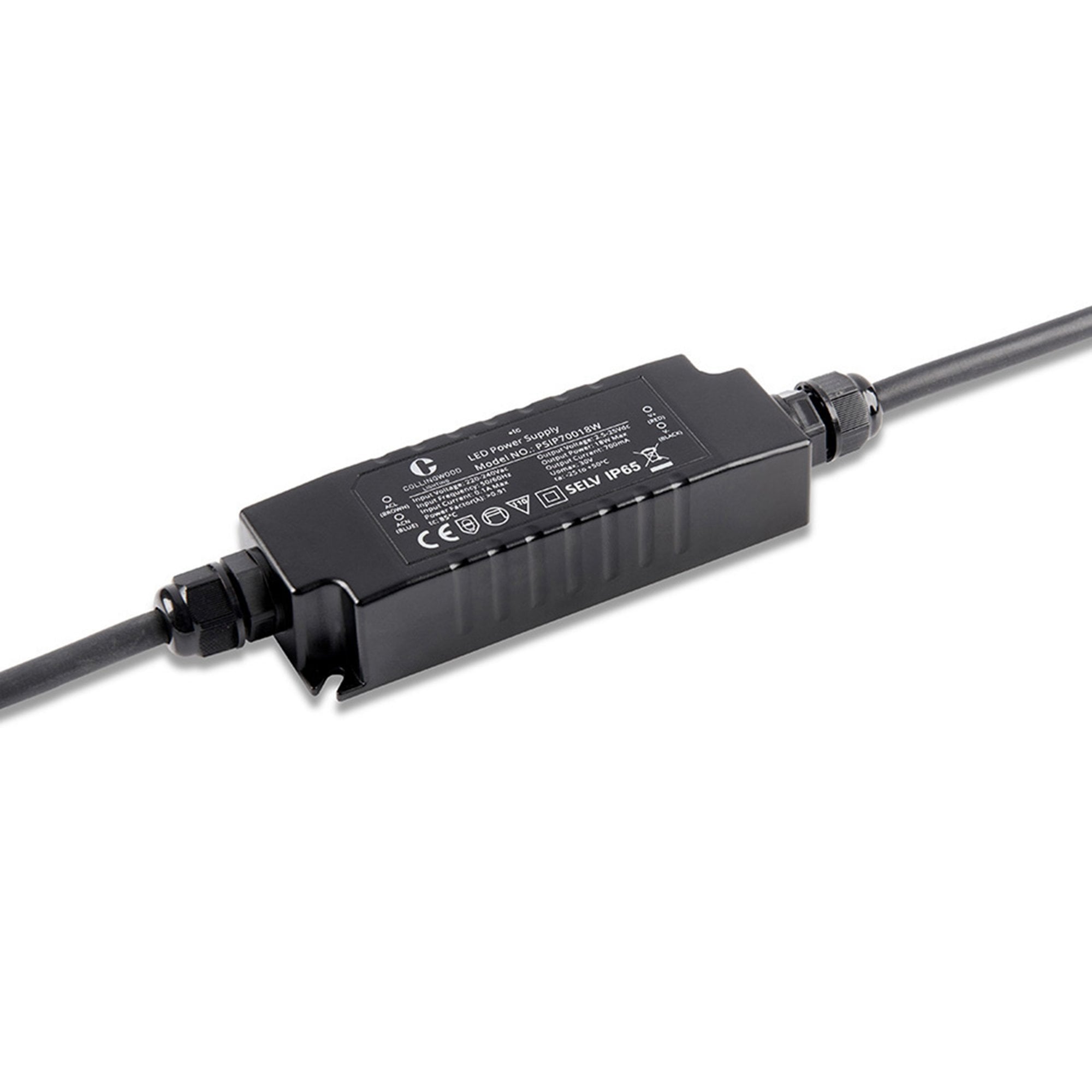 Collingwood PSIP70018W 2W-18W 700mA LED Driver - IP65 - Non-Dimmable