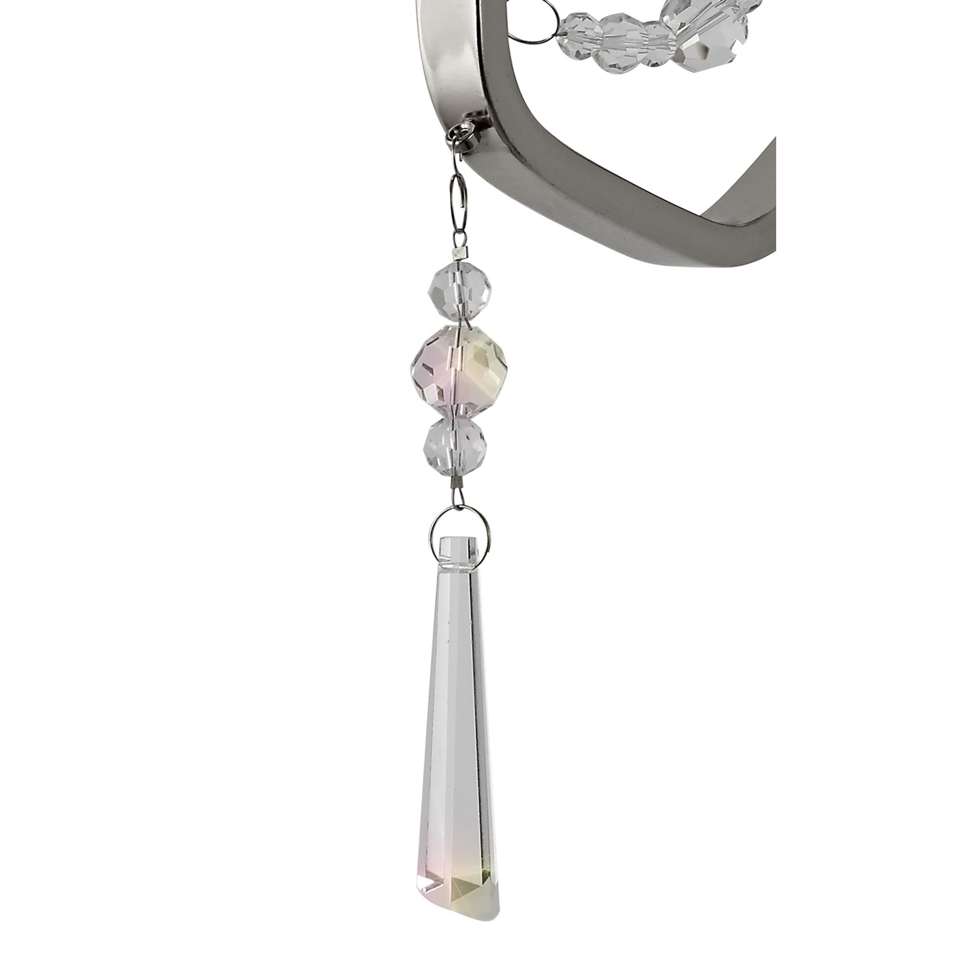 Diyas Armand Wall Lamp Single Light E14  - Polished Chrome/Crystal