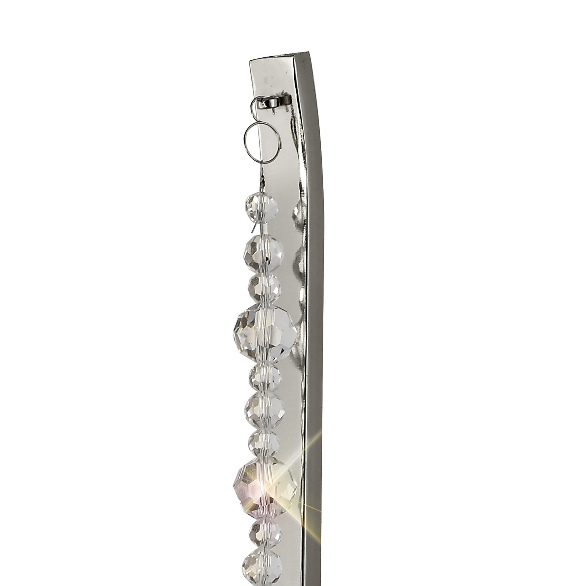 Diyas Armand Wall Lamp Single Light E14  - Polished Chrome/Crystal