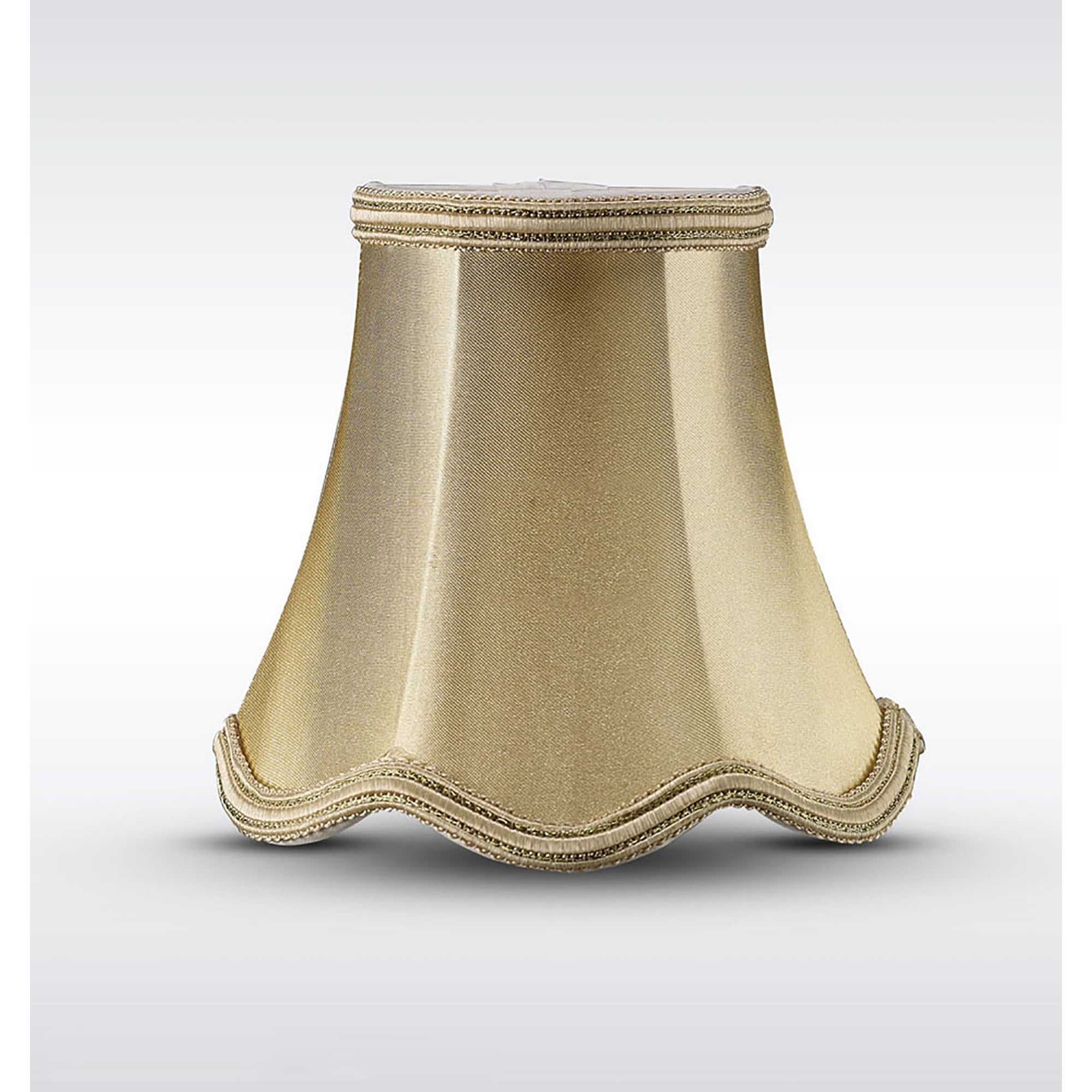 Diyas ILS10615 Onida Clip-On Fabric Shade - Gold Shimmer Finish 7/13cm - Shade Only