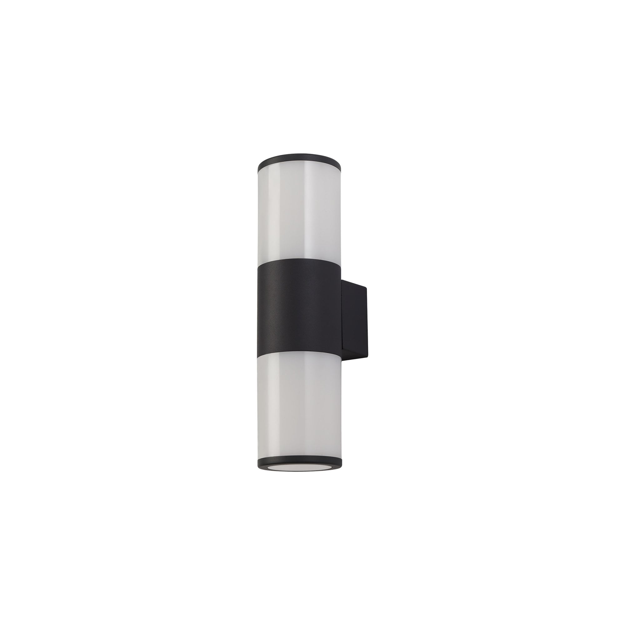 Fabula Harwater 2 Light Wall Lamp - Anthracite & Opal PC - IP54