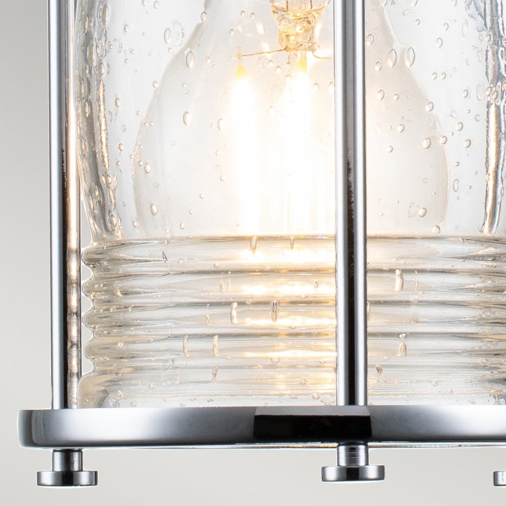 Quintiesse Ashland Bay Single Bathroom Wall Light - Chrome