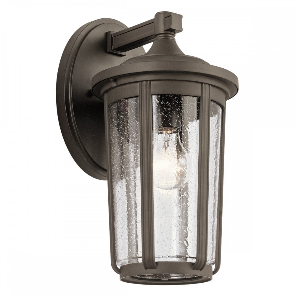 Quintiesse Fairfield Single Large Wall Lantern - Olde Bronze