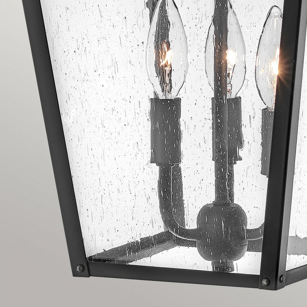 Hinkley Huntersfield 3 Light Large Chain Lantern - Black