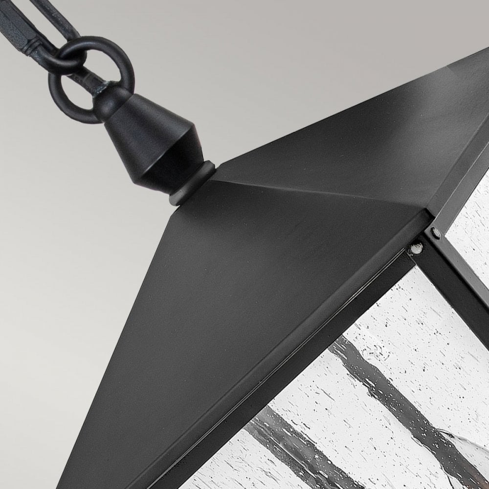 Hinkley Huntersfield 3 Light Large Chain Lantern - Black
