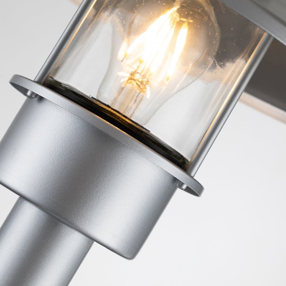 Elstead Klampenborg Single Bollard - Silver