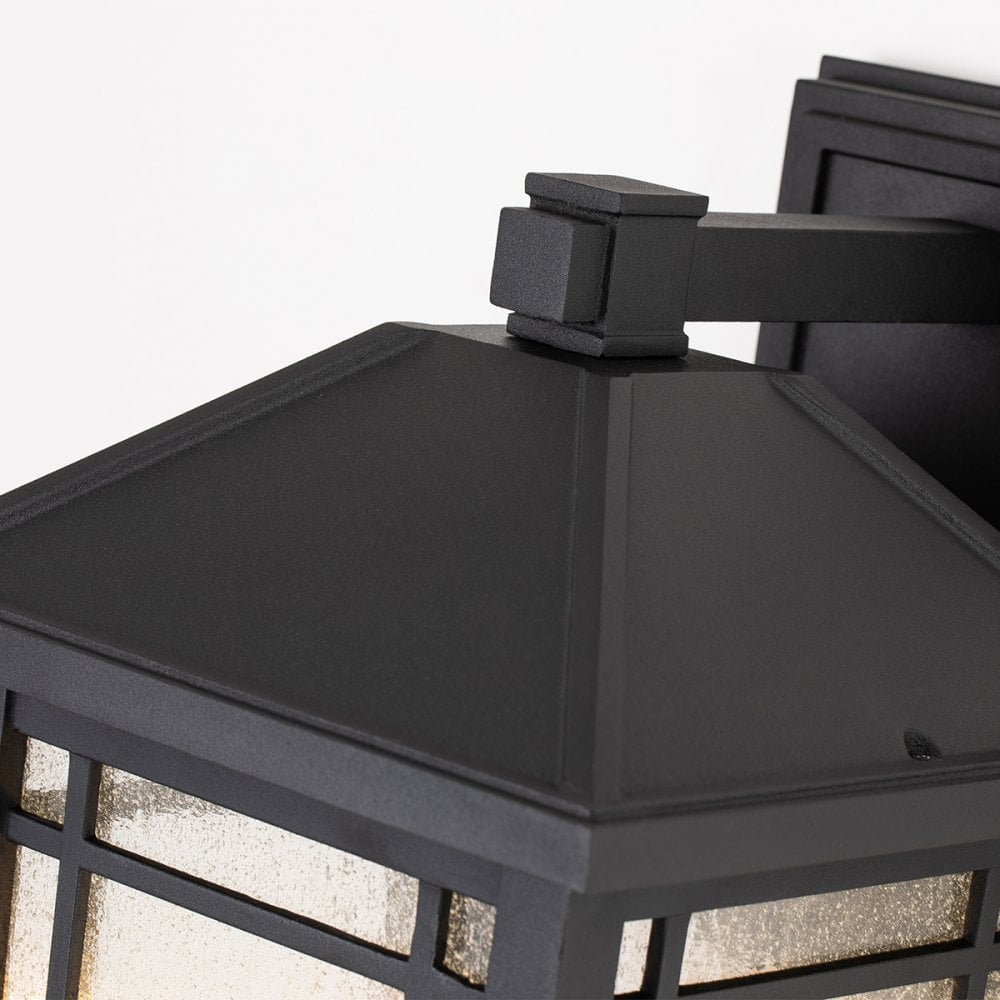 Quoizel Cedar Point Single Large Wall Lantern - Black