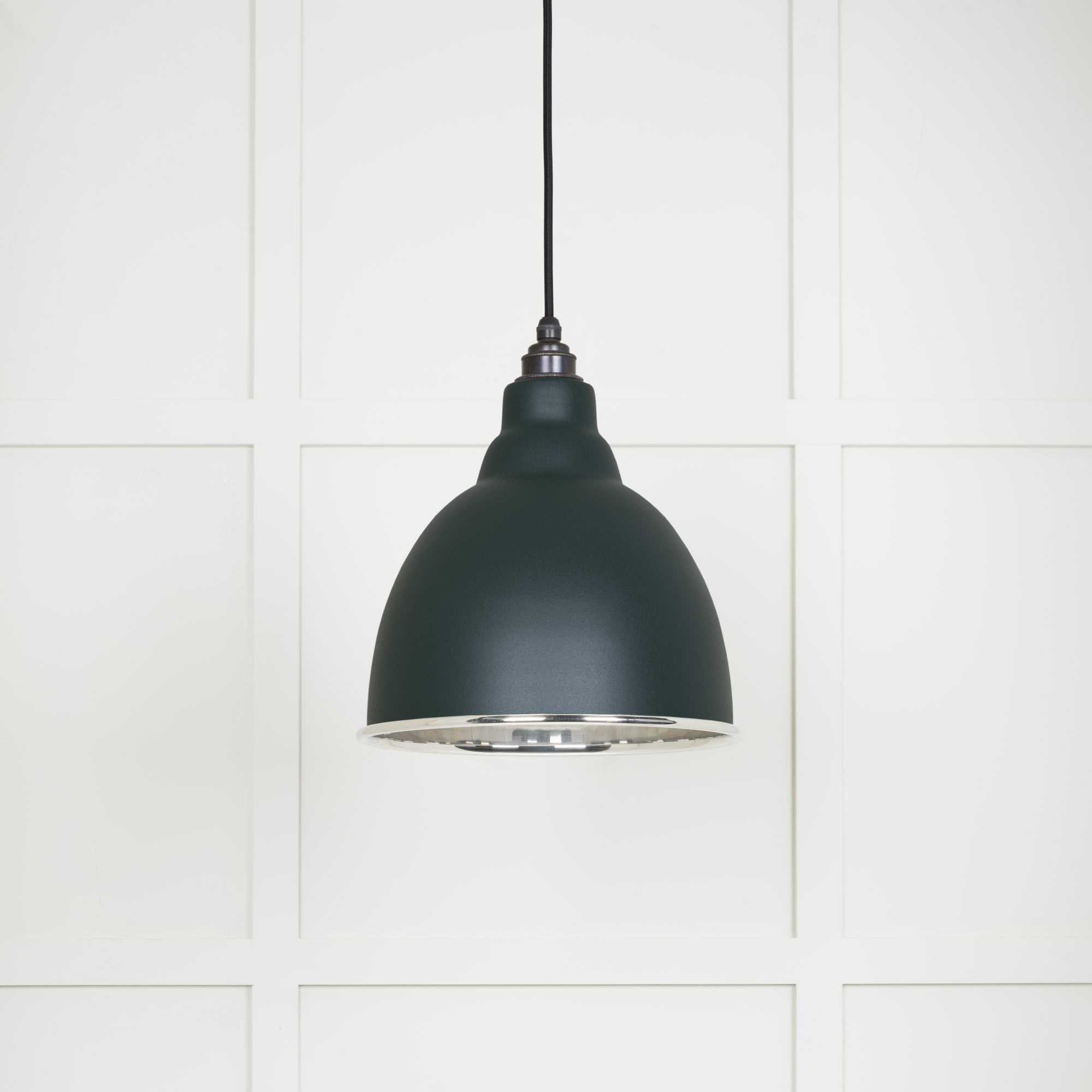 From The Anvil Smooth Nickel Brindley Pendant - Dingle (Rich Green)