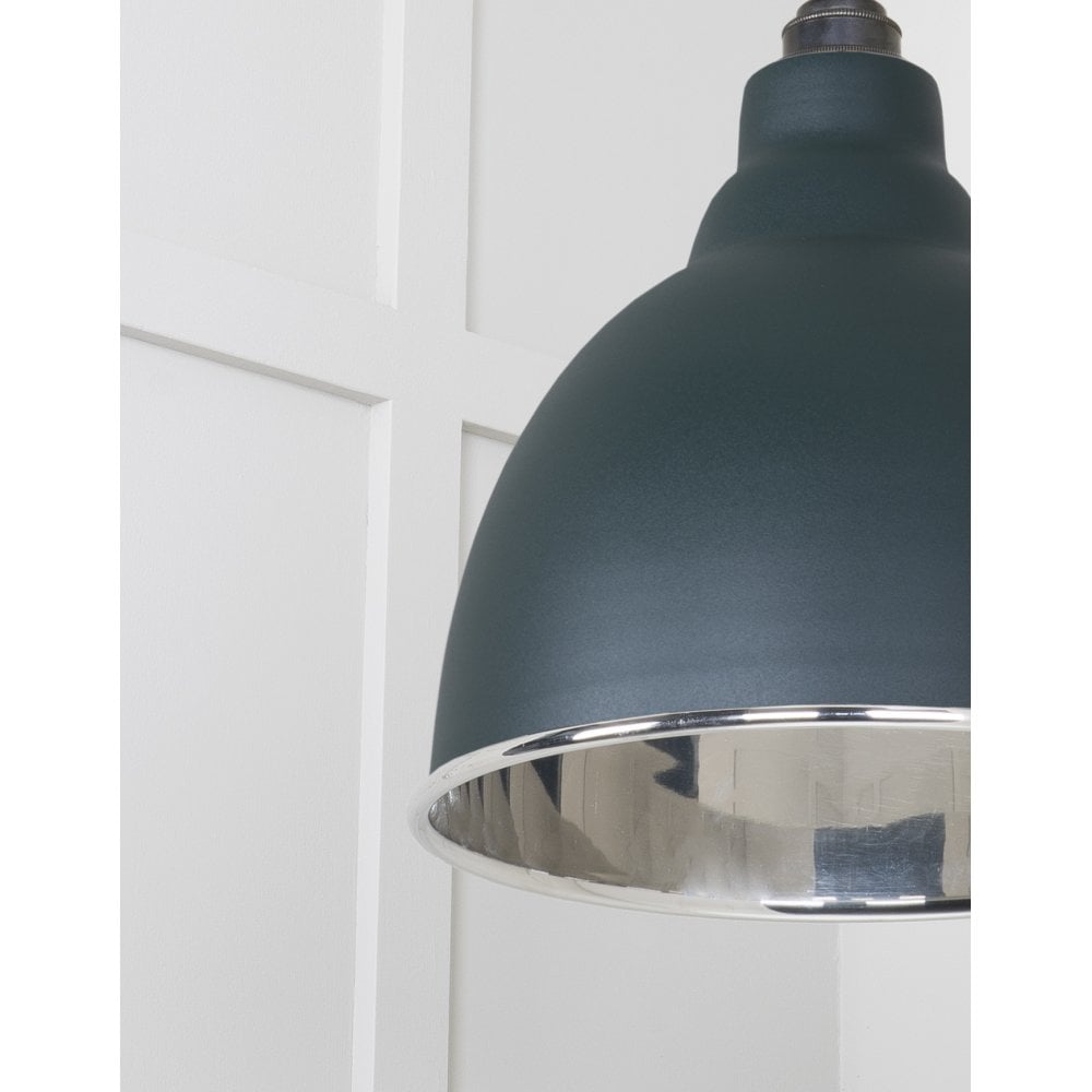 From The Anvil Smooth Nickel Brindley Pendant - Dingle (Rich Green)