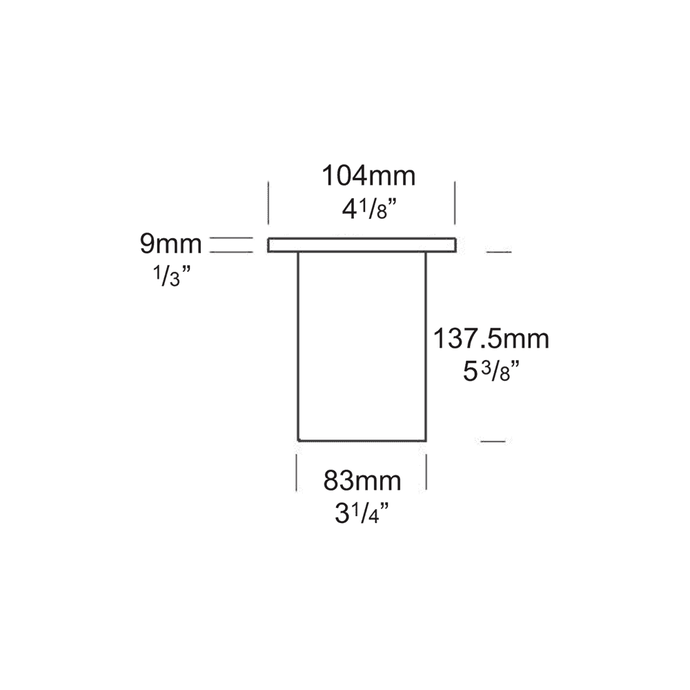 Hunza Pure LED Flush Floor Light - Copper - Low Voltage