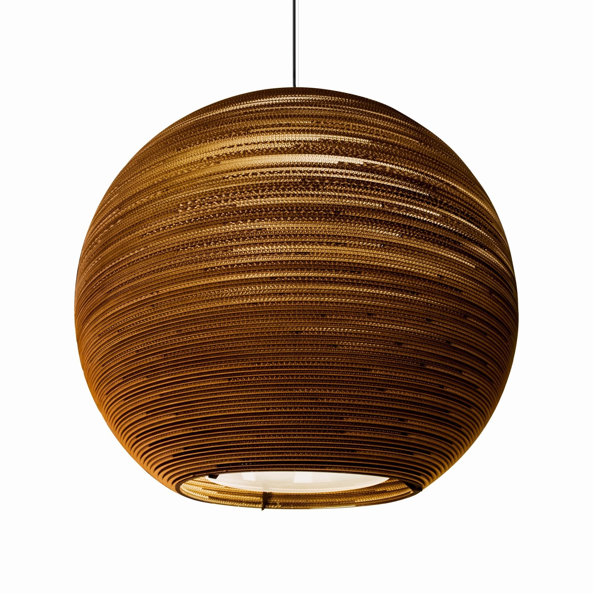 Graypants Scraplights Sun 32 Pendant with Glass Diffuser - Natural - 82cm Diameter