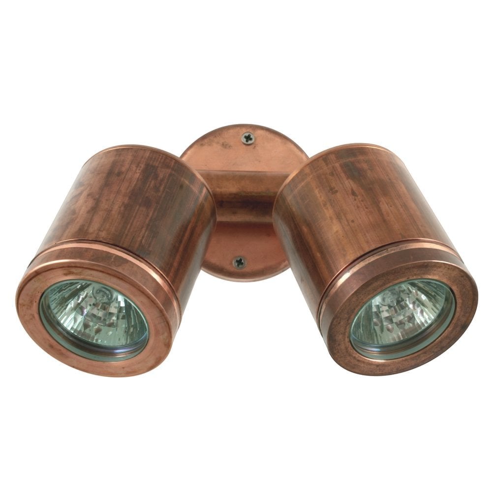 Hunza Twin Wall Spot GU10 - Copper - Mains