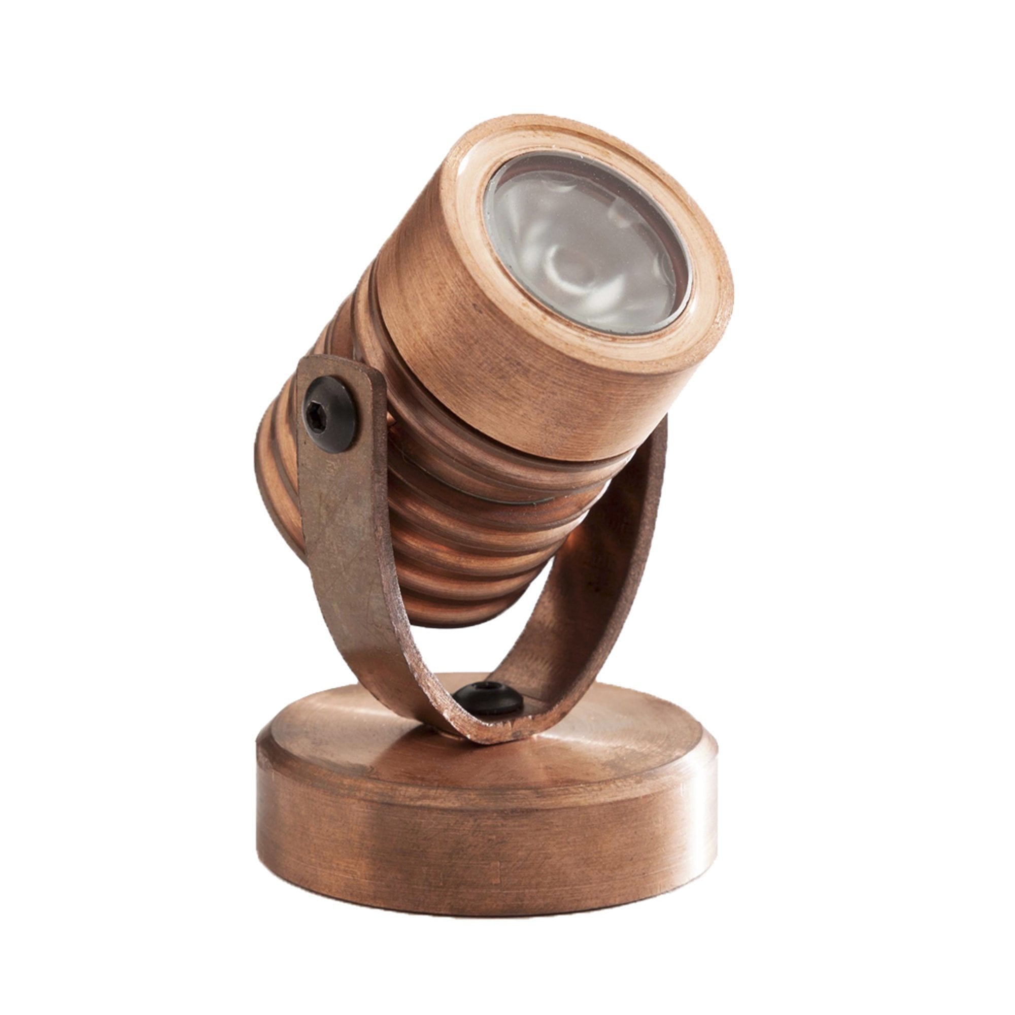 LuxR Modux 1 Pond Light (Weighted Base) with 12V Integral Driver - Copper - Low Voltage